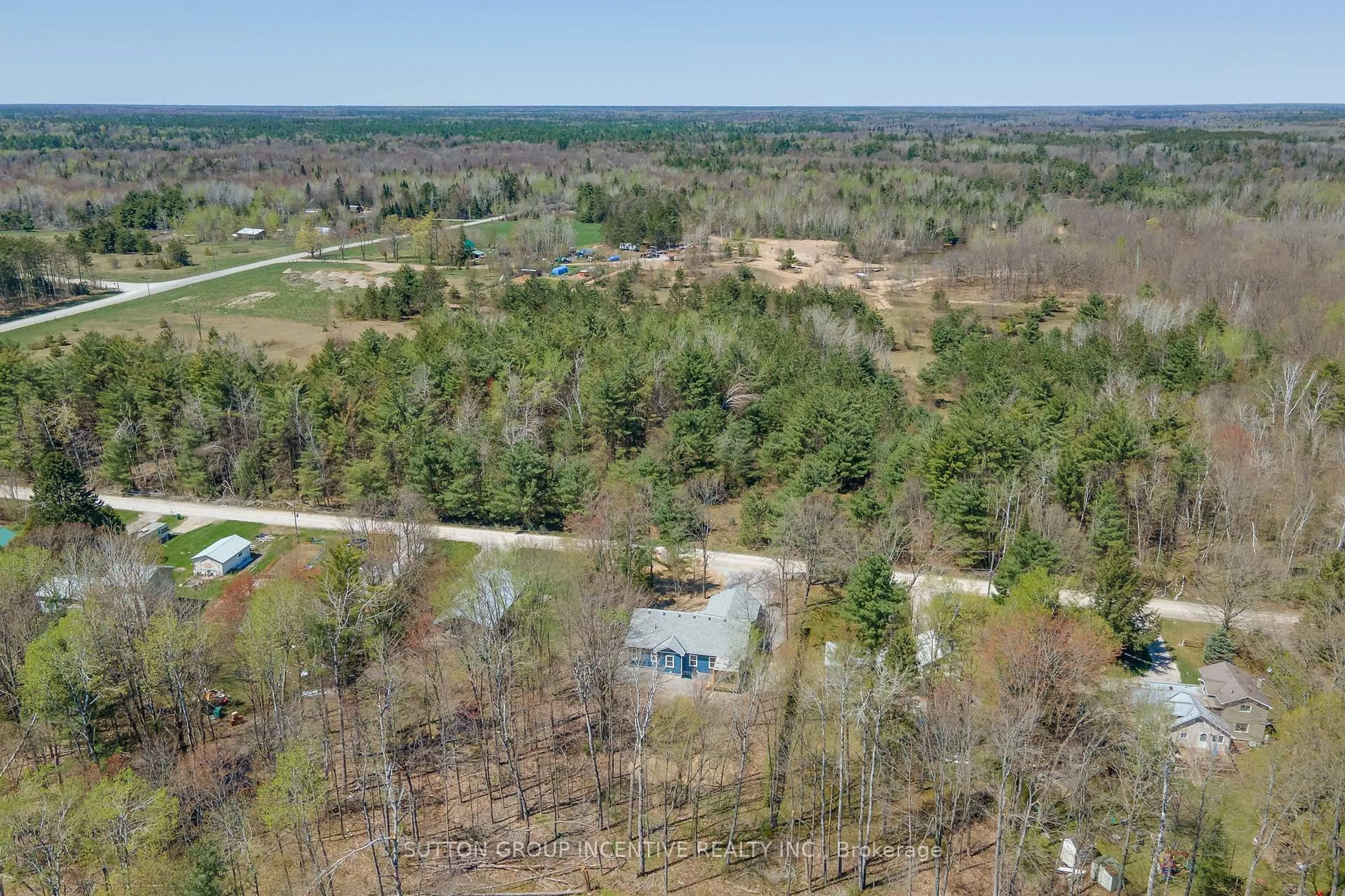 A pic from outside/outdoor area/front of a property/back of a property/a pic from drone, forest/trees view for 26 MCLEISH Dr, Kawartha Lakes Ontario L0K 1W0