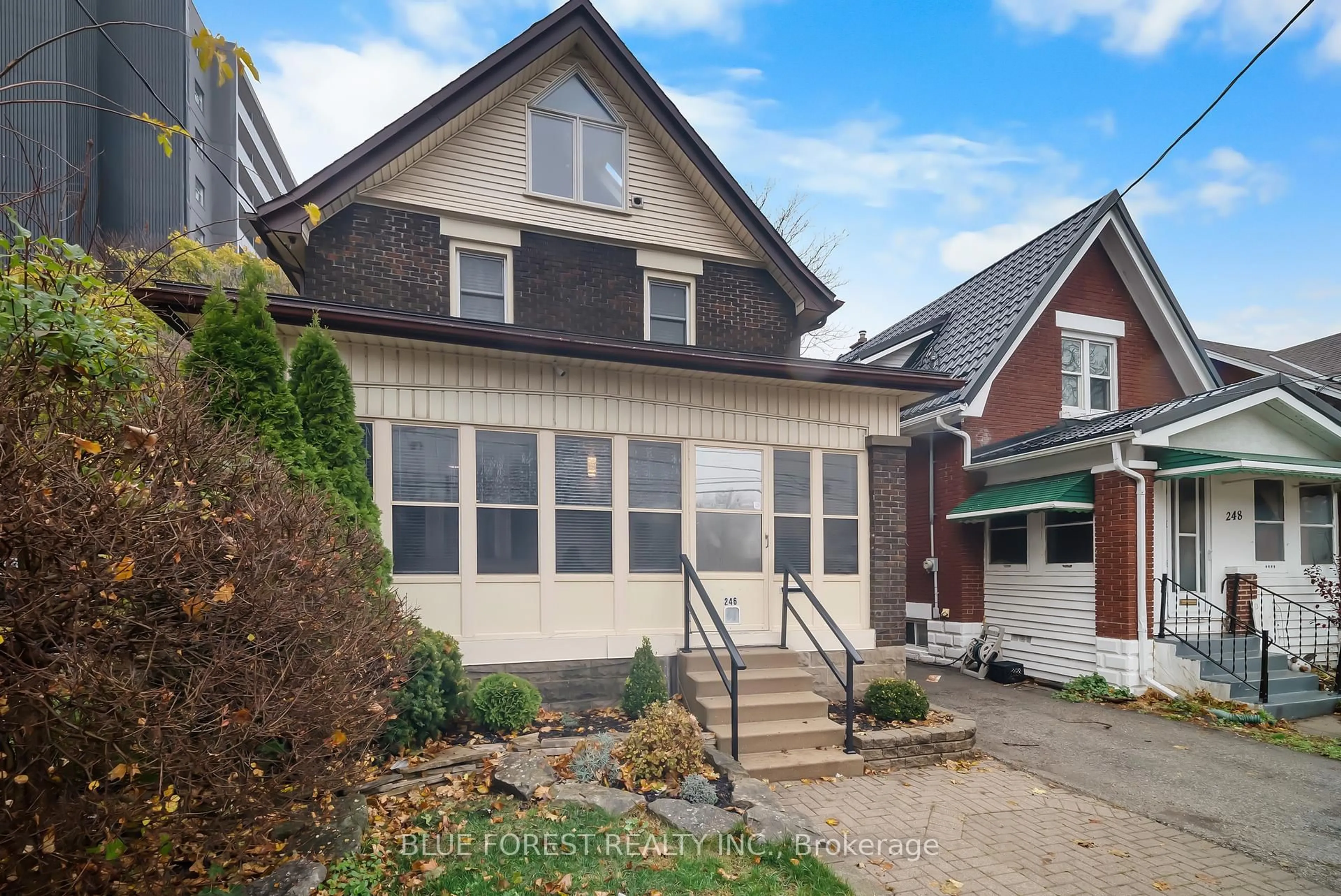 Home with brick exterior material, street for 246 Grey St, London East Ontario N6B 1G5