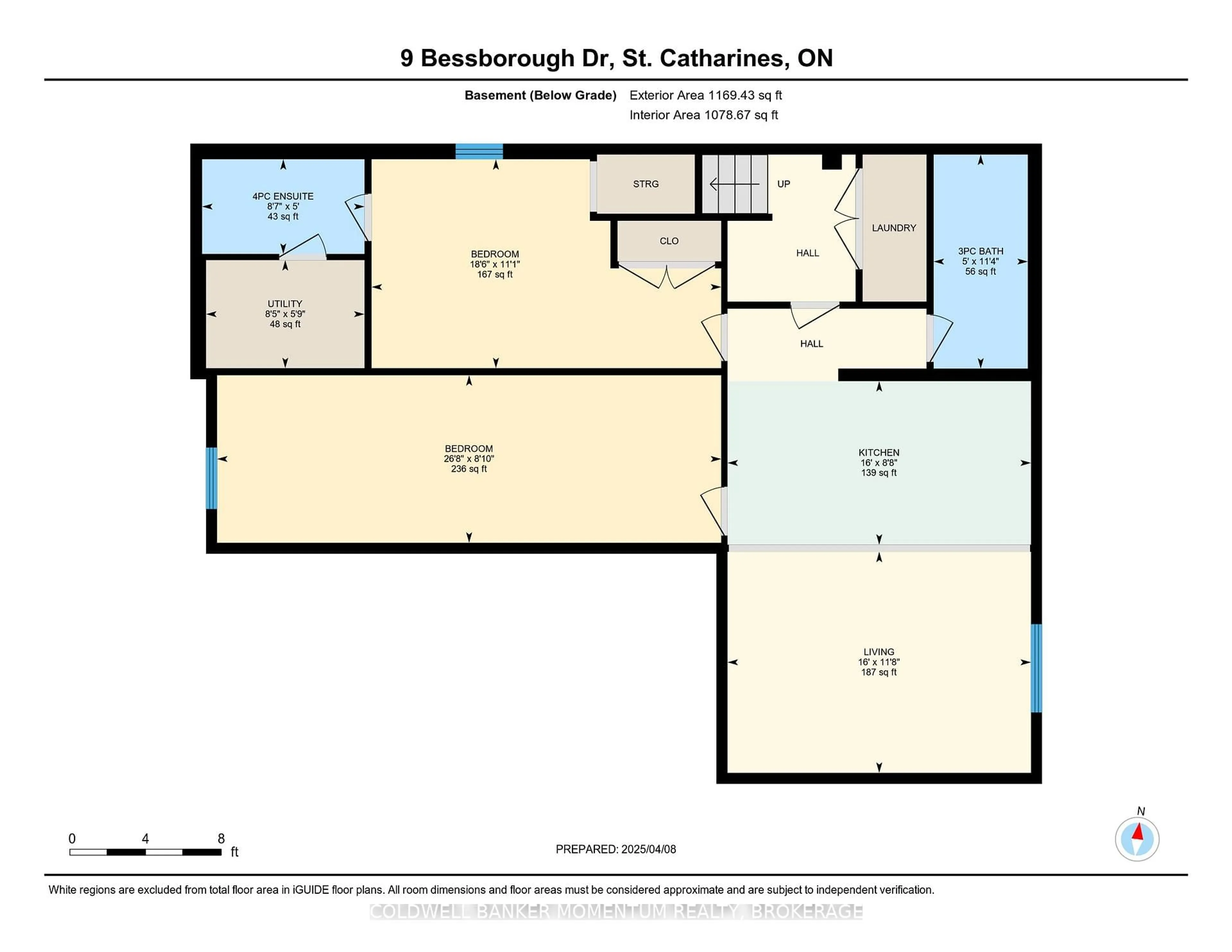 Floor plan for 9 Bessborough Dr, St. Catharines Ontario L2M 3G3