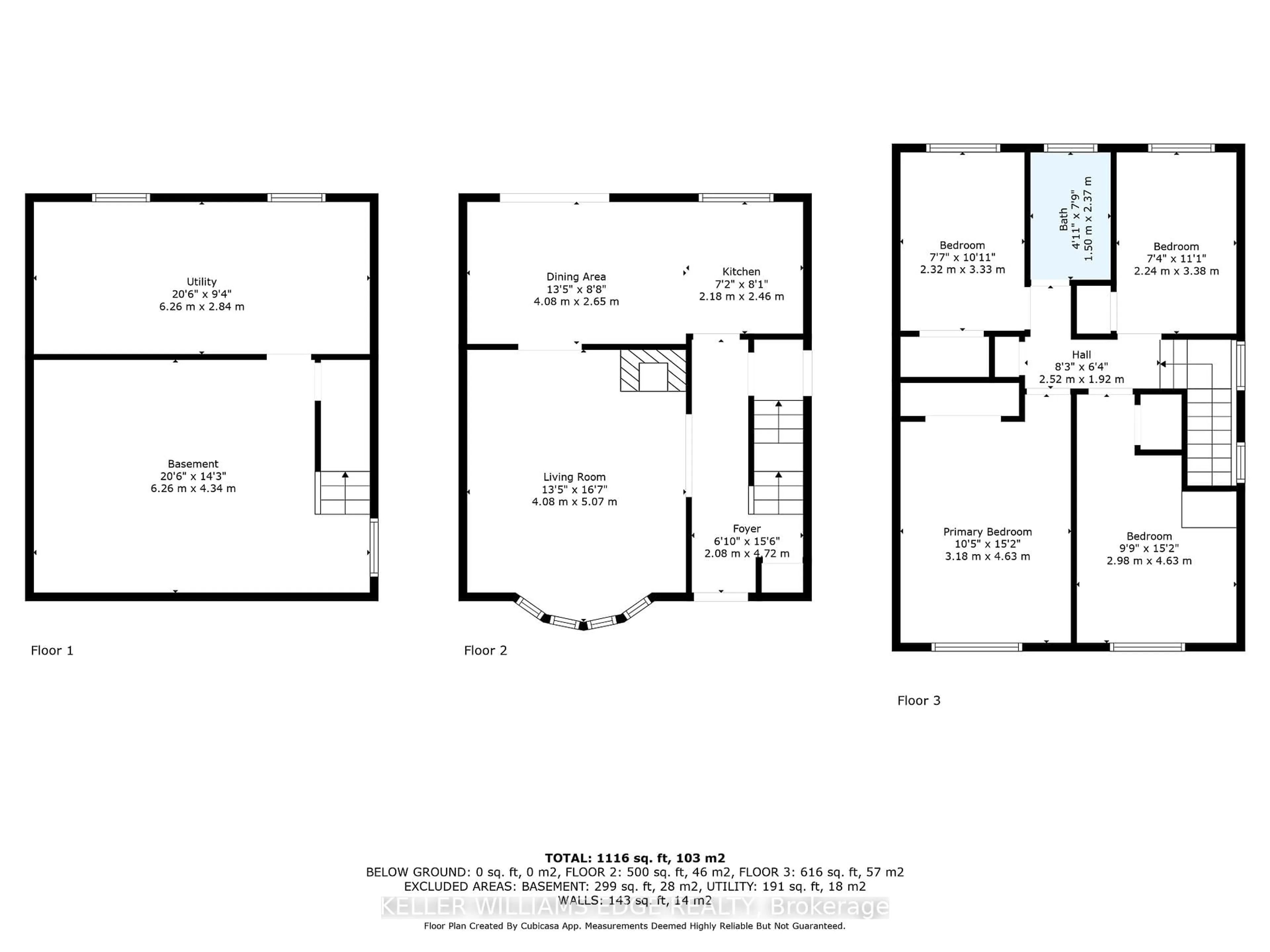 Floor plan for 51 Luscombe St, Hamilton Ontario L9A 2J7