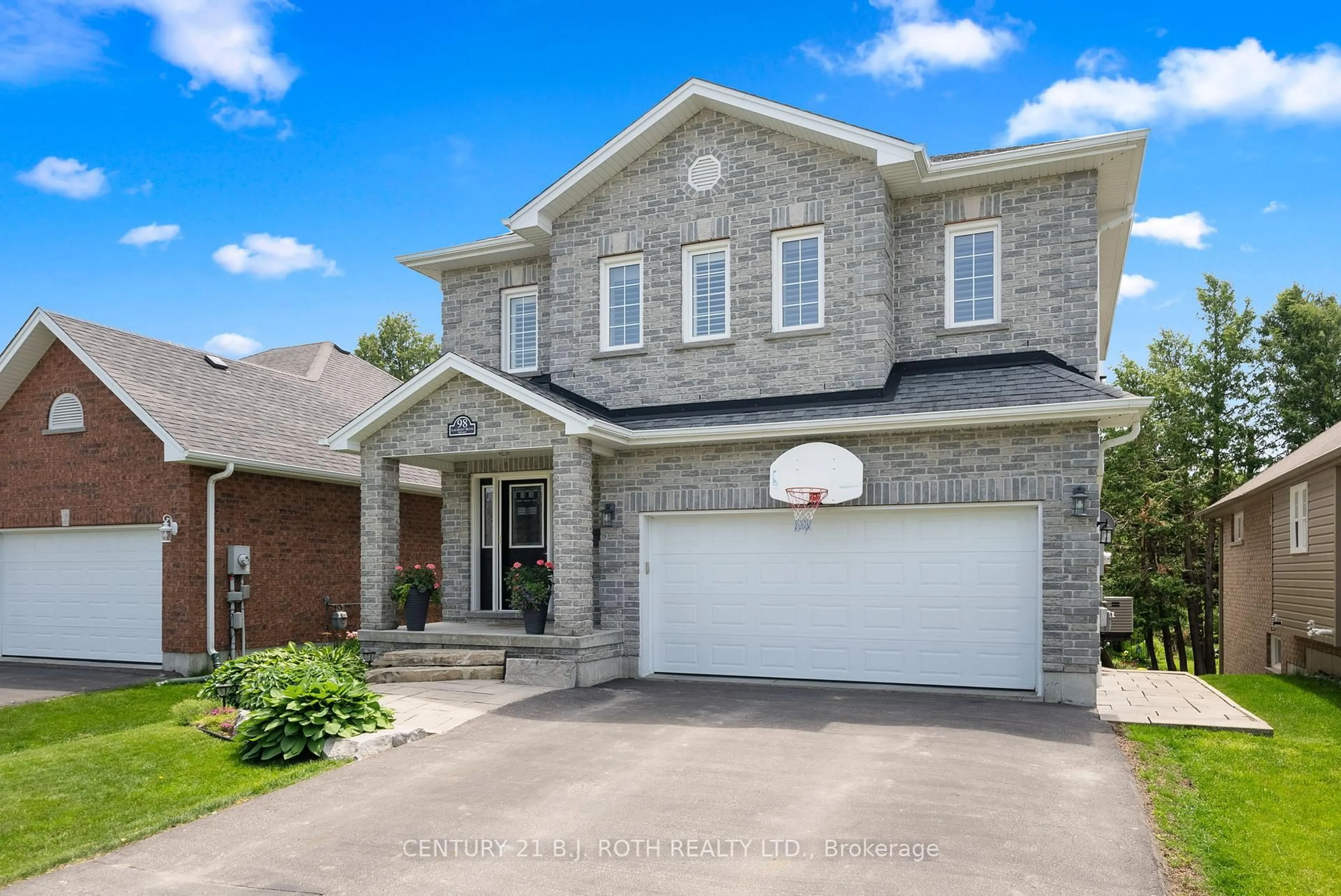 Home with brick exterior material, street for 98 Laurent Blvd, Kawartha Lakes Ontario K9V 0G8