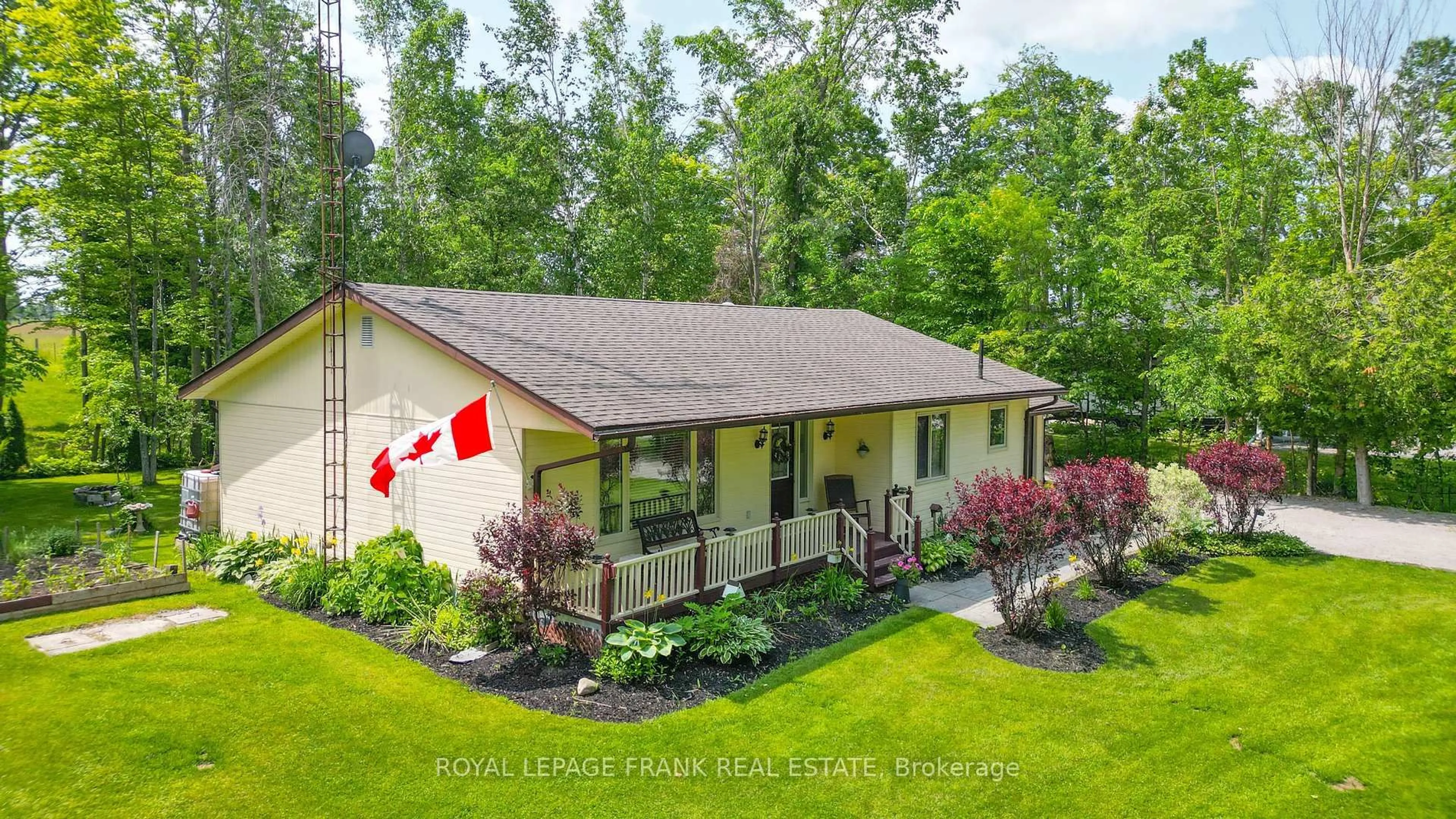 A pic from outside/outdoor area/front of a property/back of a property/a pic from drone, unknown for 124 Riley Lane, Kawartha Lakes Ontario K0M 2T0