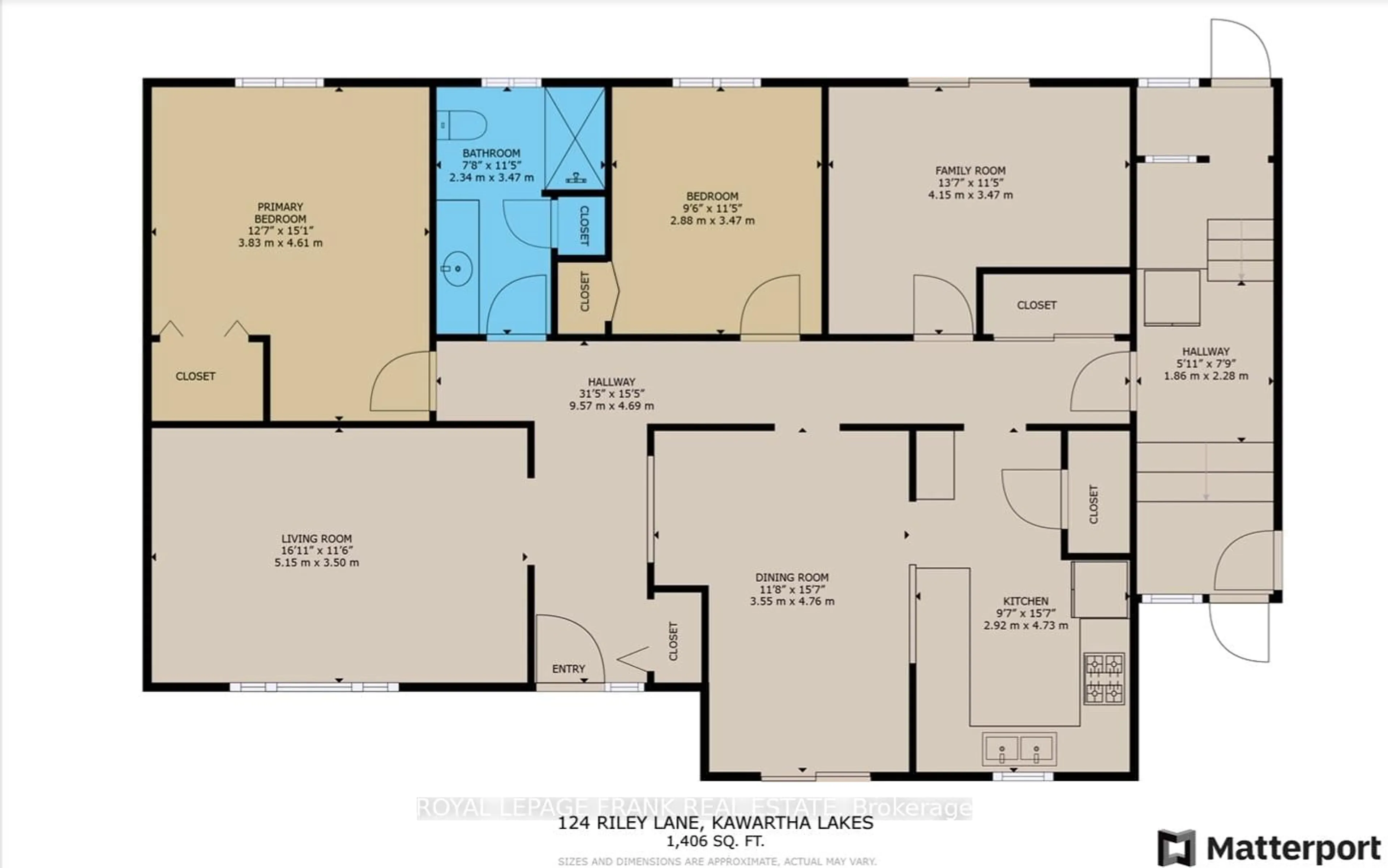 Floor plan for 124 Riley Lane, Kawartha Lakes Ontario K0M 2T0