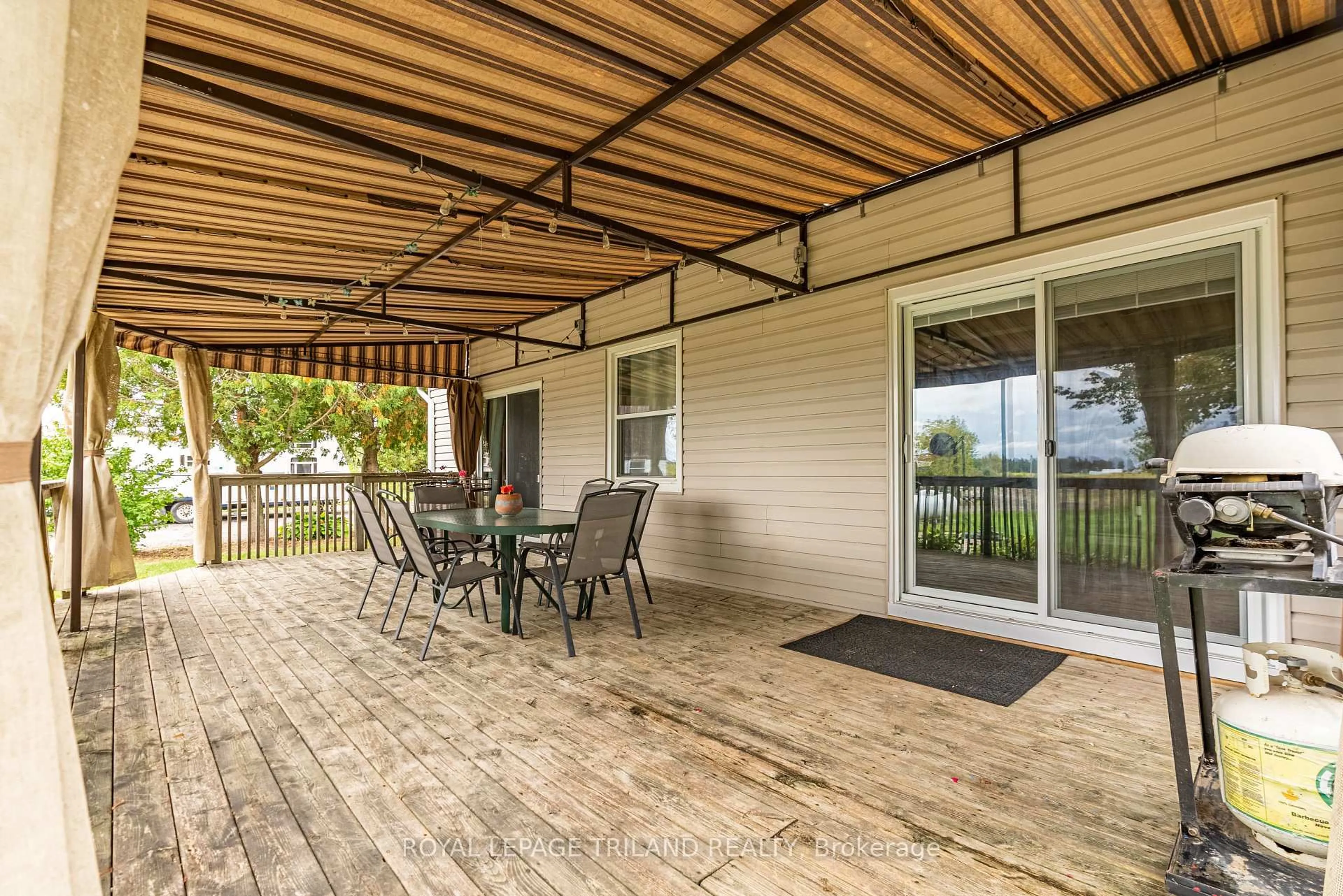 Patio, water/lake/river/ocean view for 12249 Mill Rd, Southwold Ontario N0L 2G0