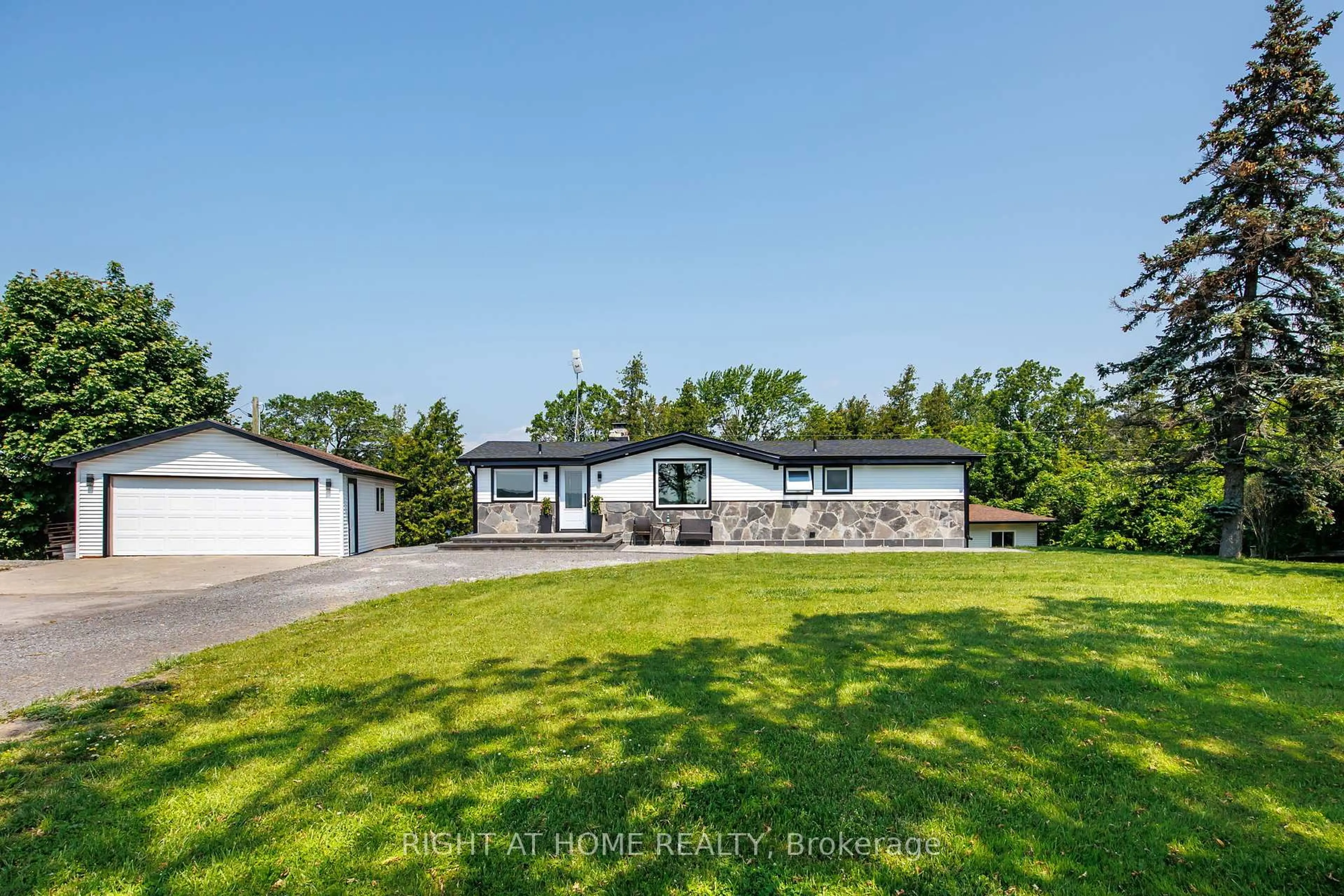 A pic from outside/outdoor area/front of a property/back of a property/a pic from drone, unknown for 4670 COUNTY ROAD 1 Rd, Prince Edward County Ontario K0K 1T0