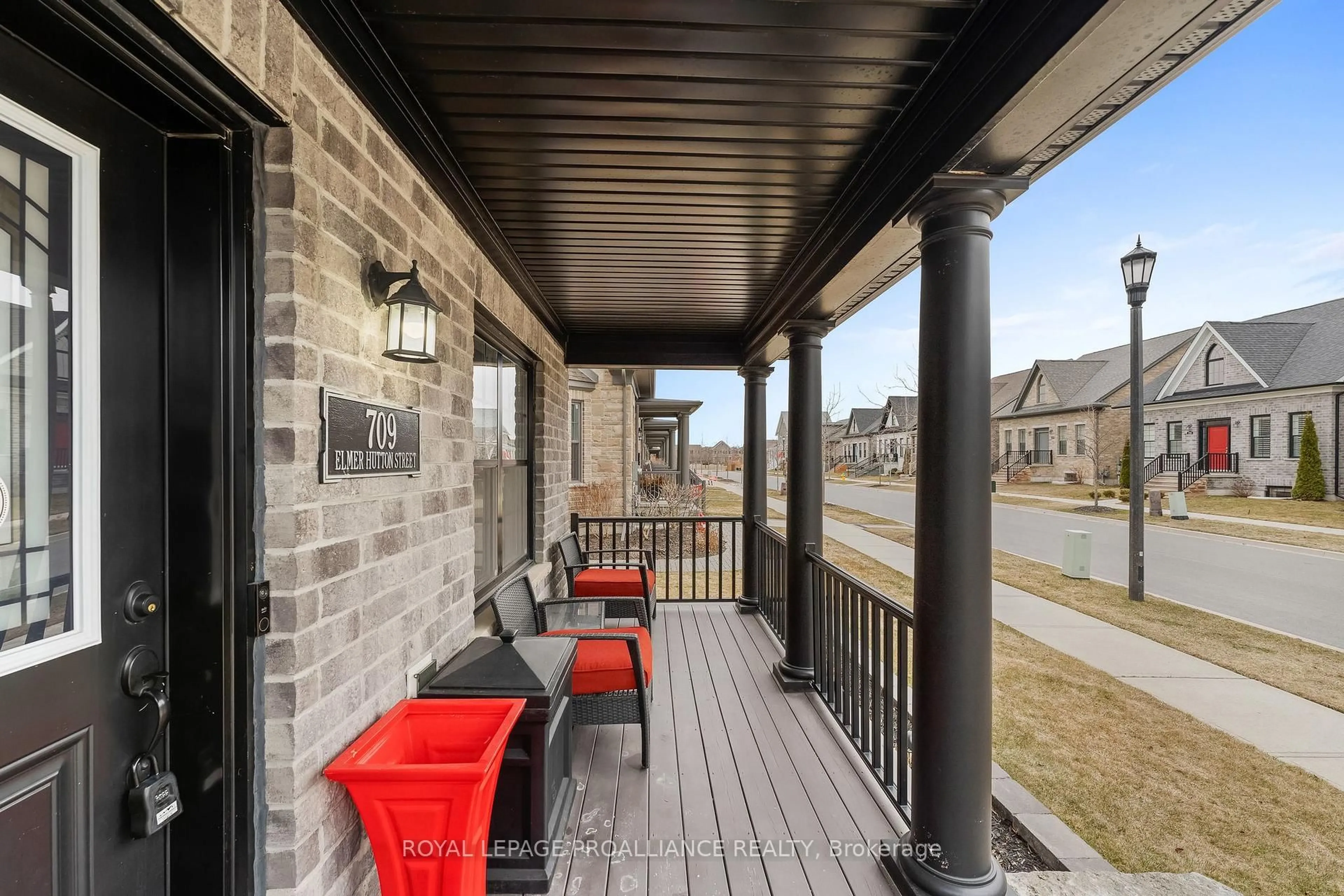Patio, street for 709 Elmer Hutton St, Cobourg Ontario K9A 0K9