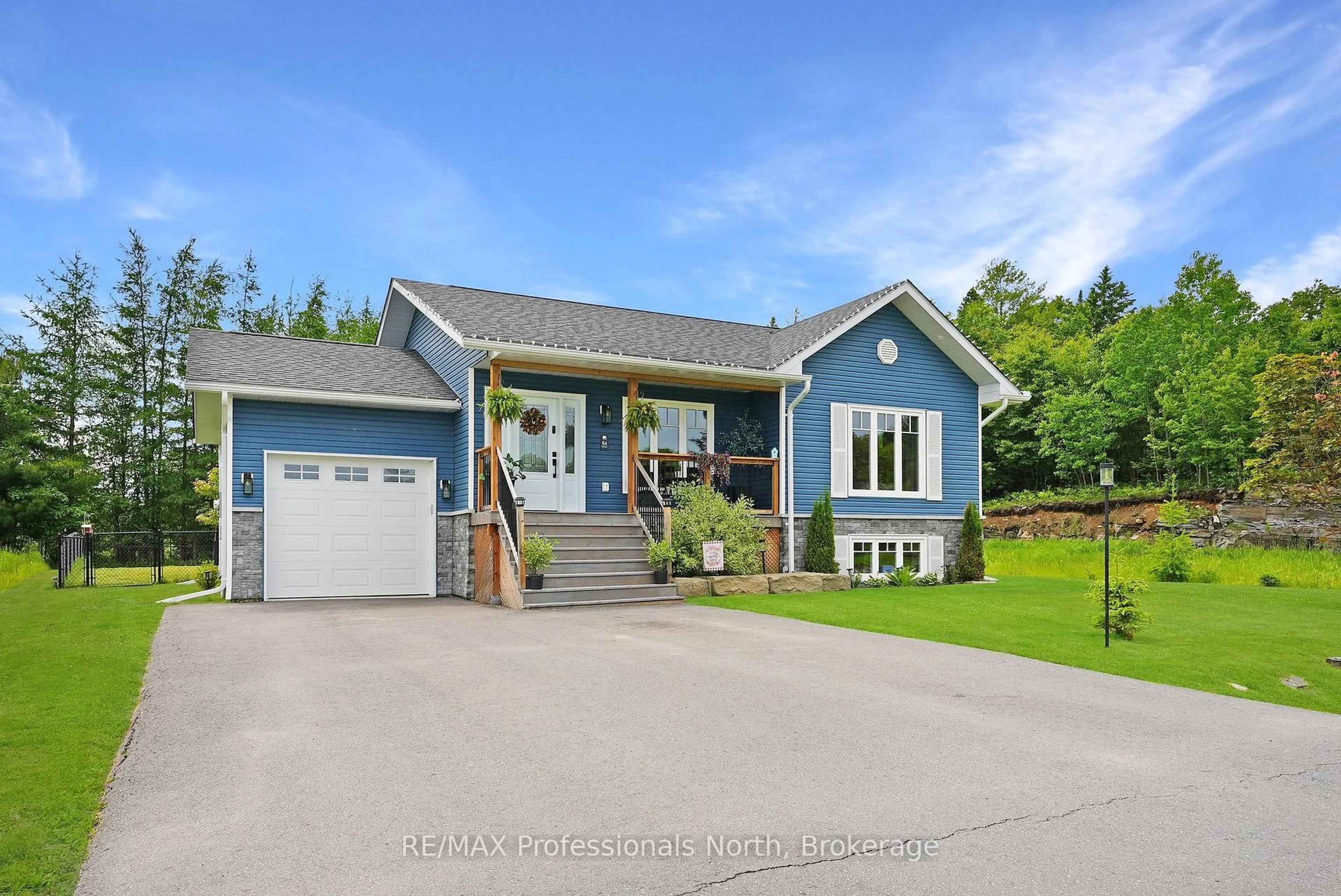 Home with vinyl exterior material, street for 64 Windover Dr, Minden Hills Ontario K0M 2K0