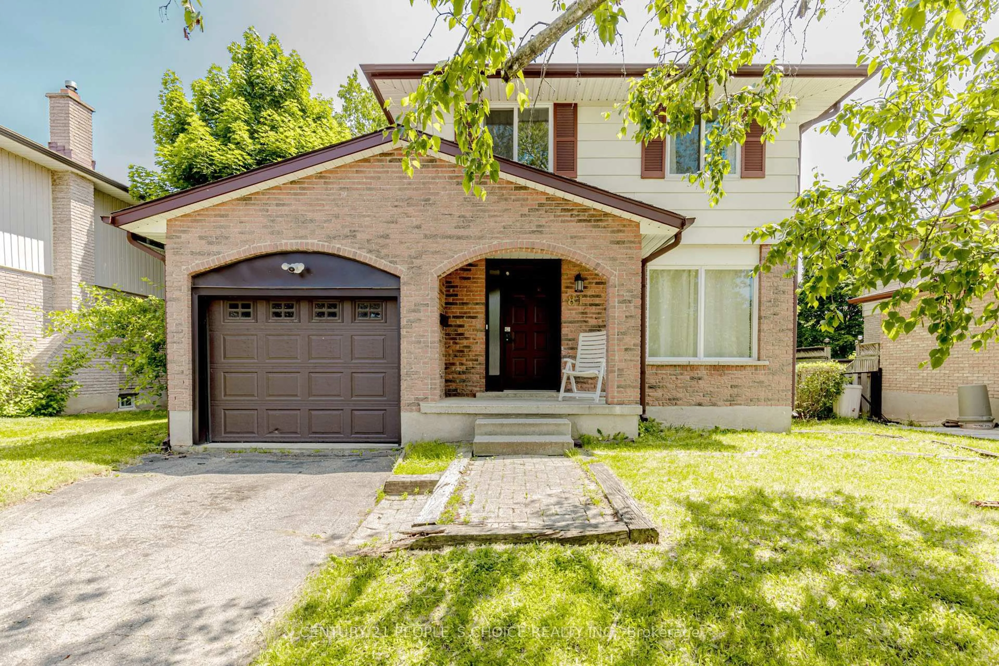 Home with brick exterior material, street for 81 Bechtel Dr, Kitchener Ontario N2P 1S7