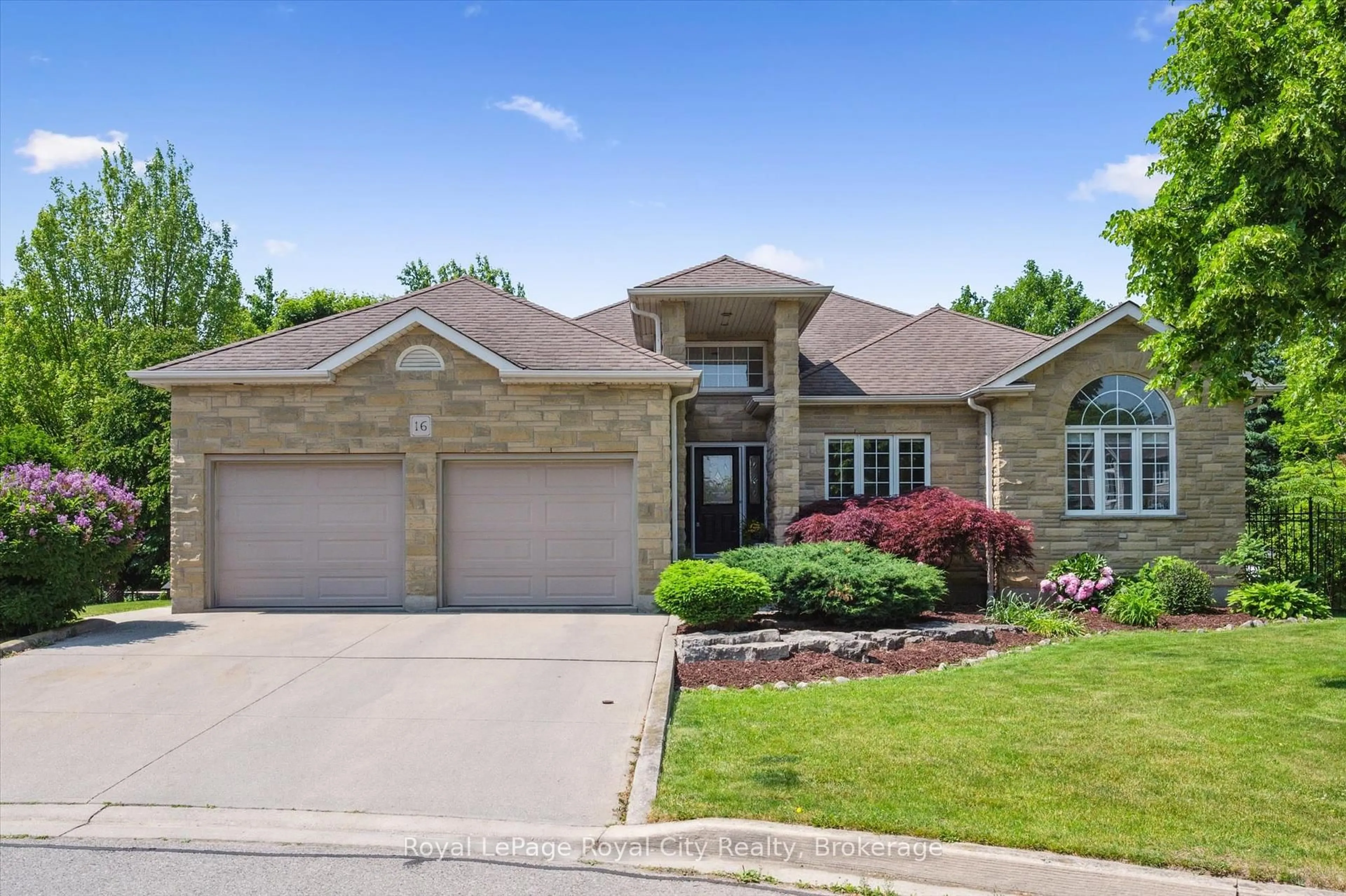 Home with brick exterior material, street for 16 Elderberry Crt, Guelph Ontario N1L 1K3