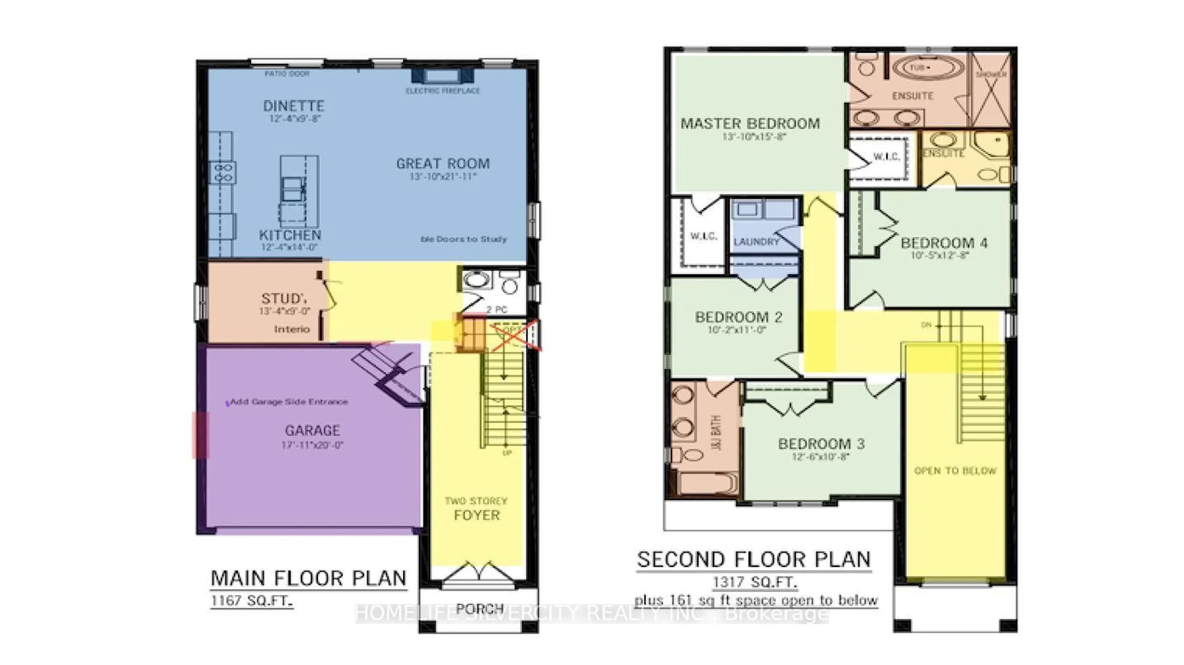 Floor plan for 3898 Big Leaf Tr, London South Ontario N0P 0K1
