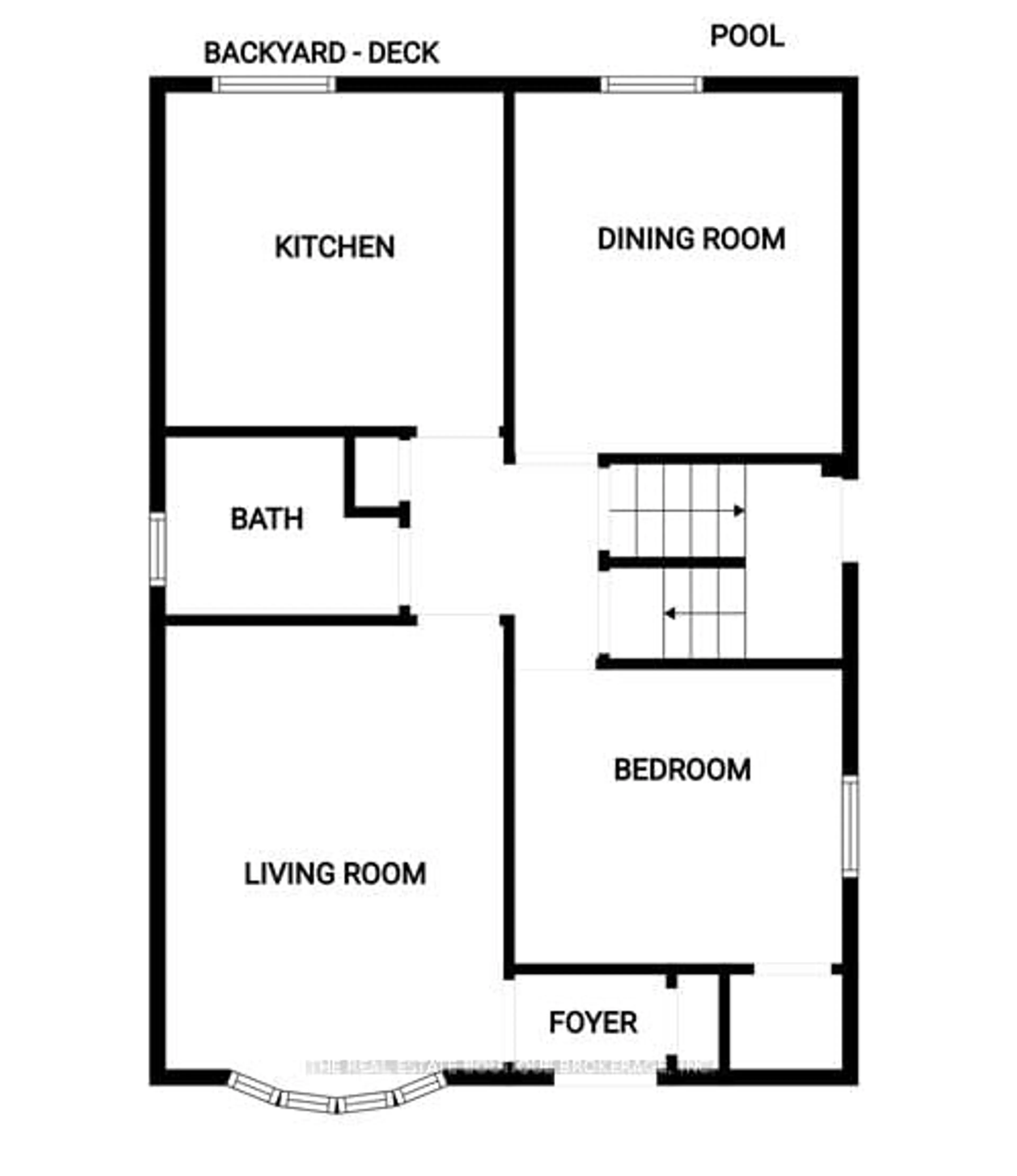Floor plan for 206 Crockett St, Hamilton Ontario L8V 1H2