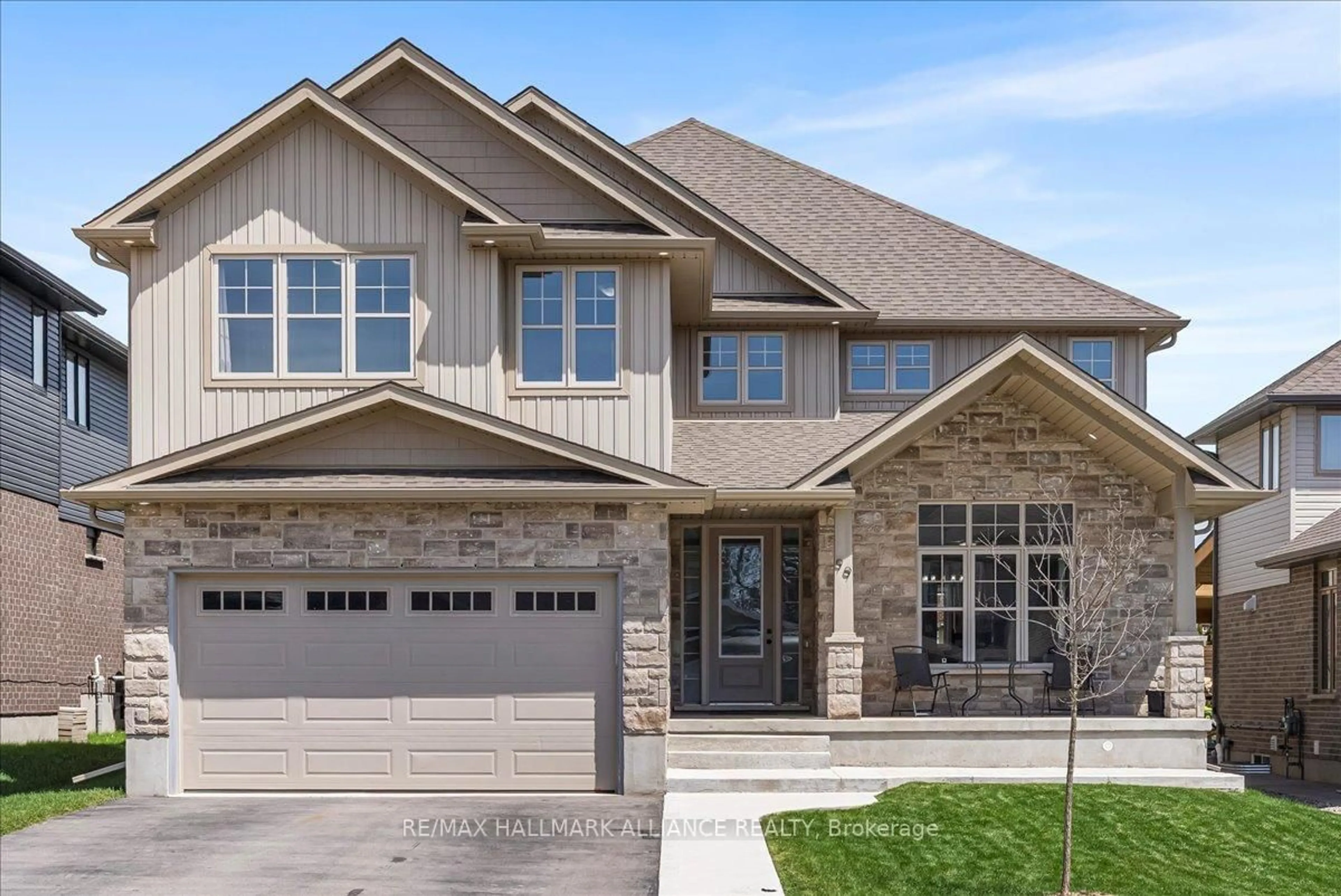 Home with brick exterior material, street for 99 Bricker Ave, Centre Wellington Ontario N0B 1S0