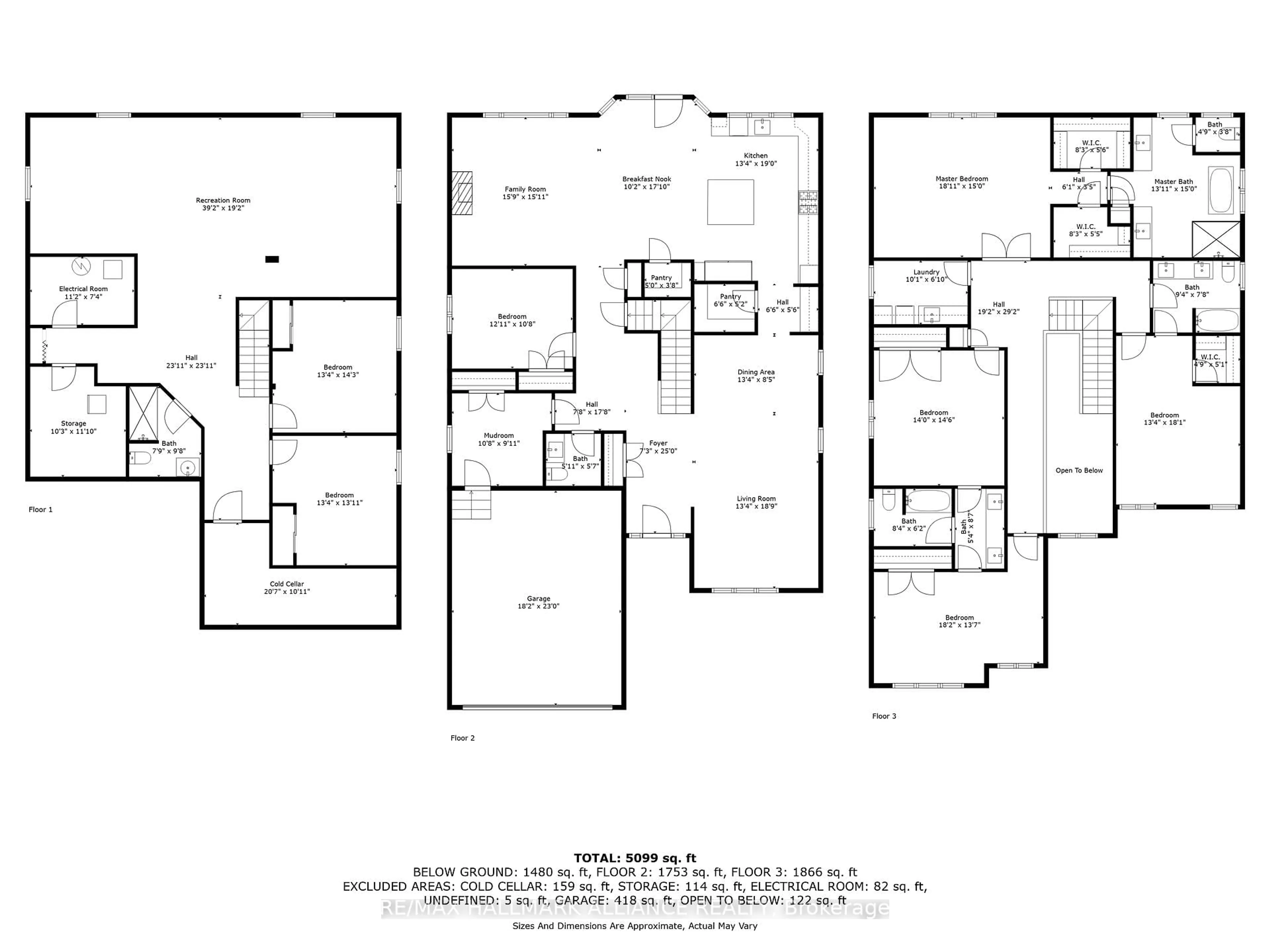 Floor plan for 99 Bricker Ave, Centre Wellington Ontario N0B 1S0