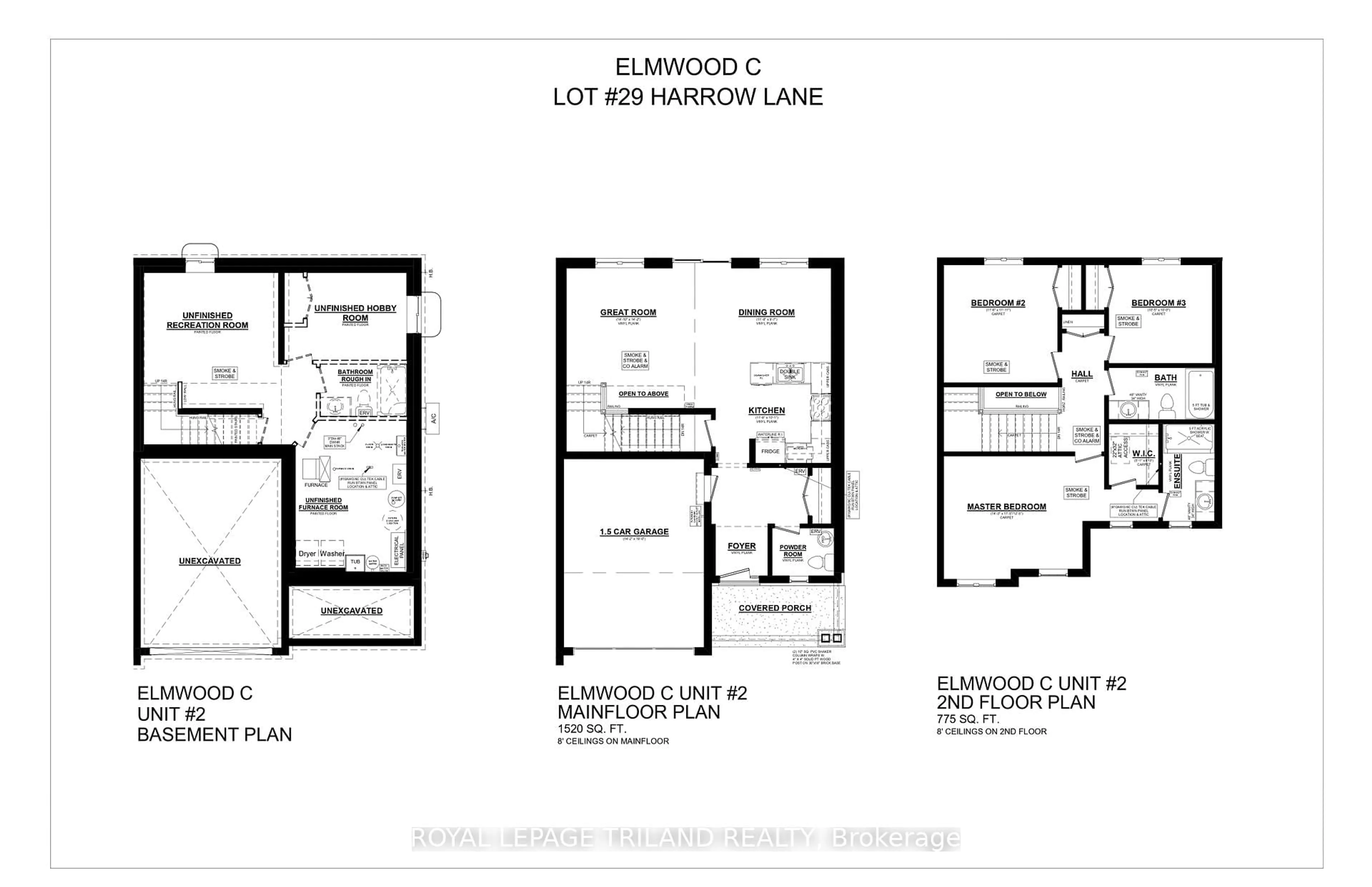 Floor plan for 31 HARROW Lane, St. Thomas Ontario N5R 0P3