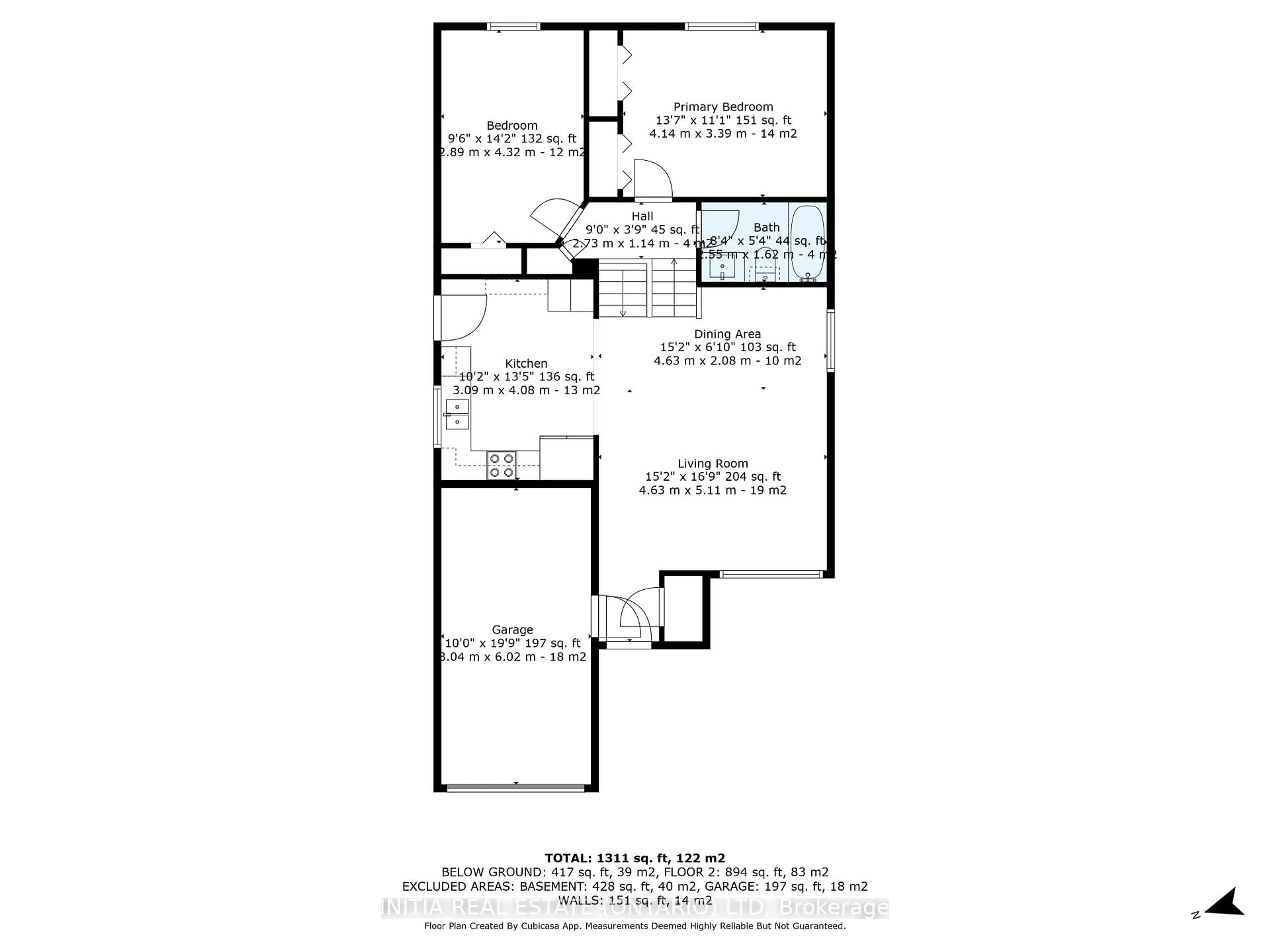 Floor plan for 59 Pennybrook Cres #36, London North Ontario N5X 4C3