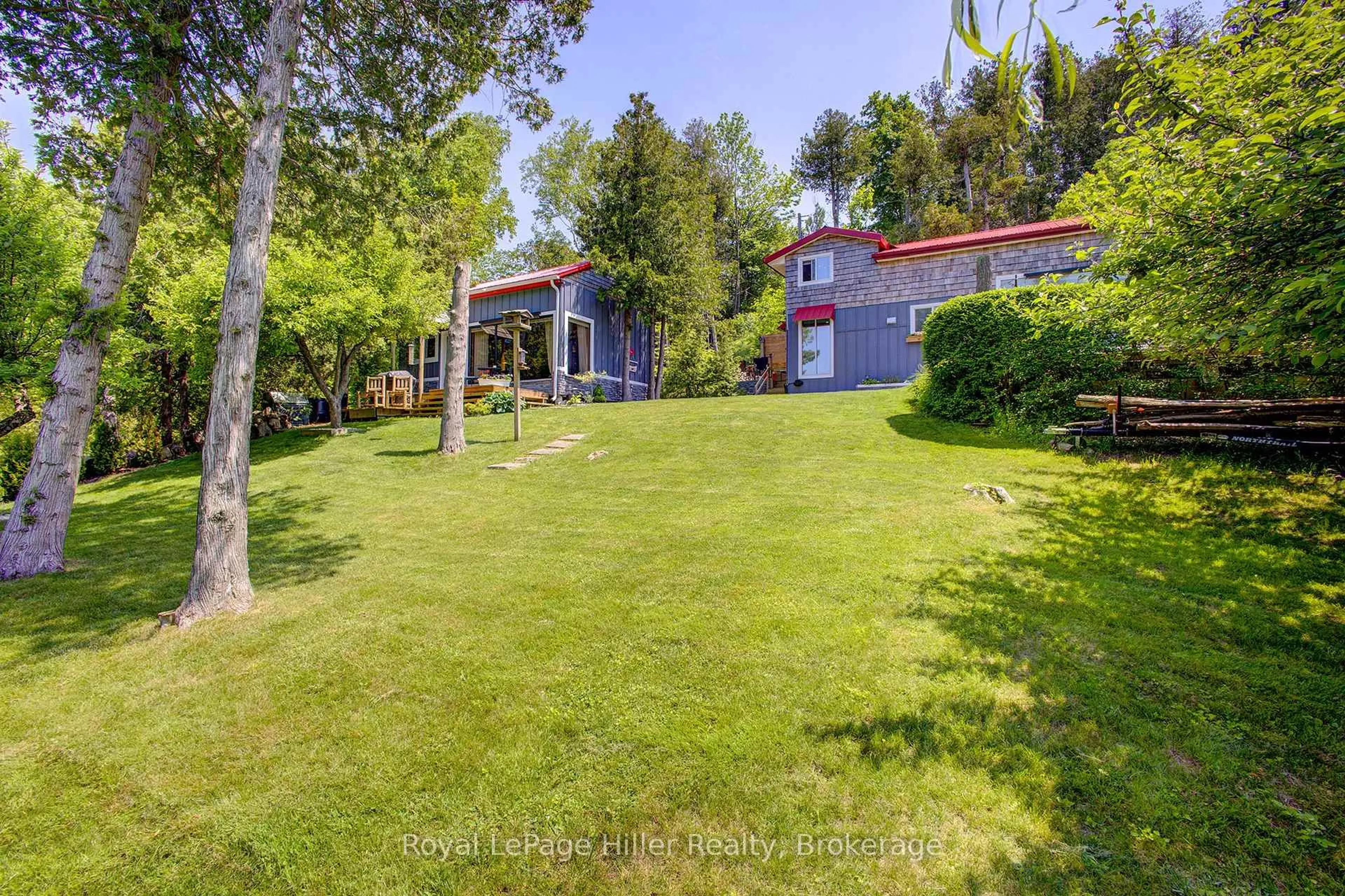 A pic from outside/outdoor area/front of a property/back of a property/a pic from drone, unknown for 84841 Shamrock Beach Rd, Ashfield-Colborne-Wawanosh Ontario N7A 3X9
