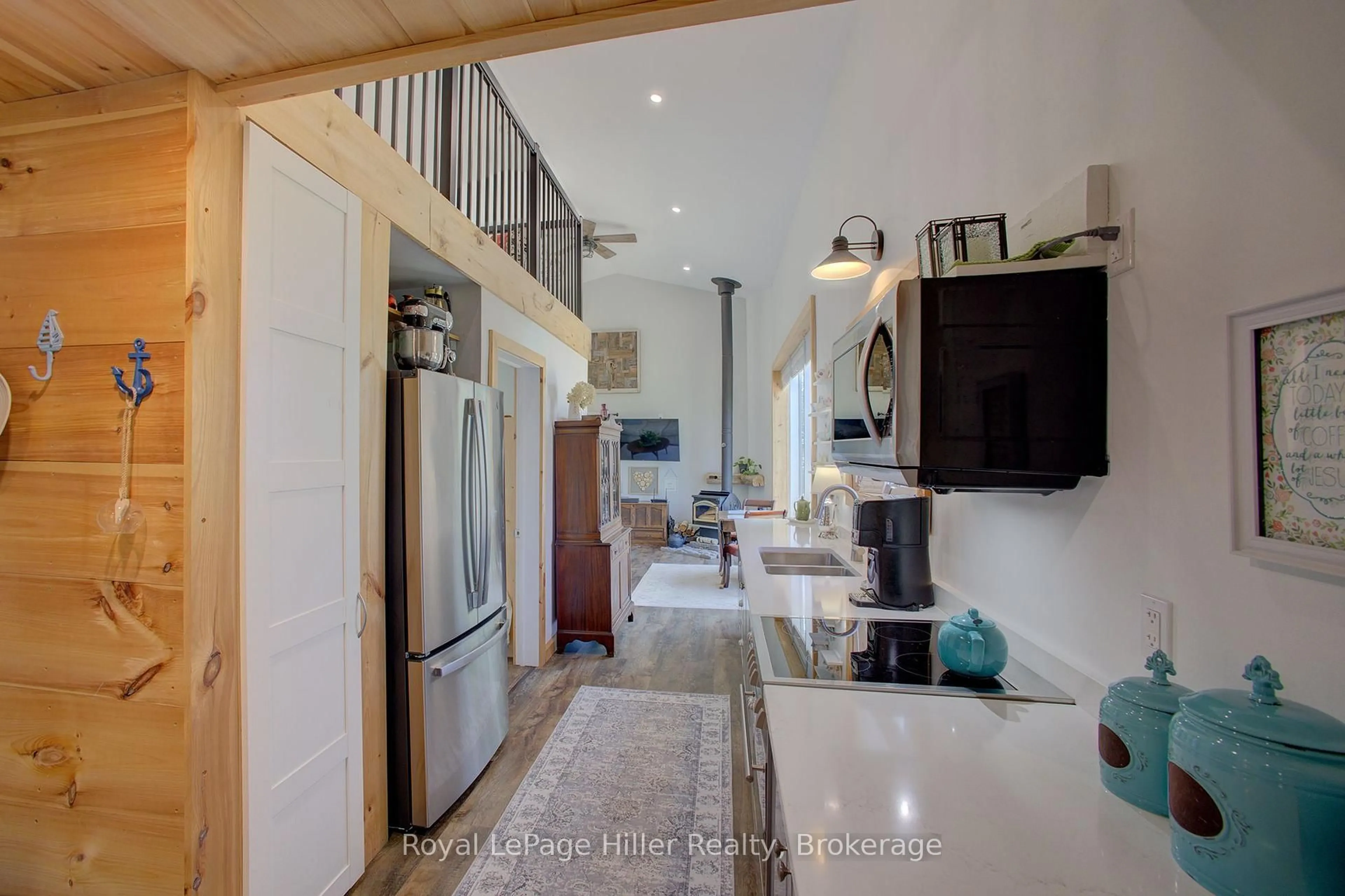Open concept kitchen, ceramic/tile floor for 84841 Shamrock Beach Rd, Ashfield-Colborne-Wawanosh Ontario N7A 3X9