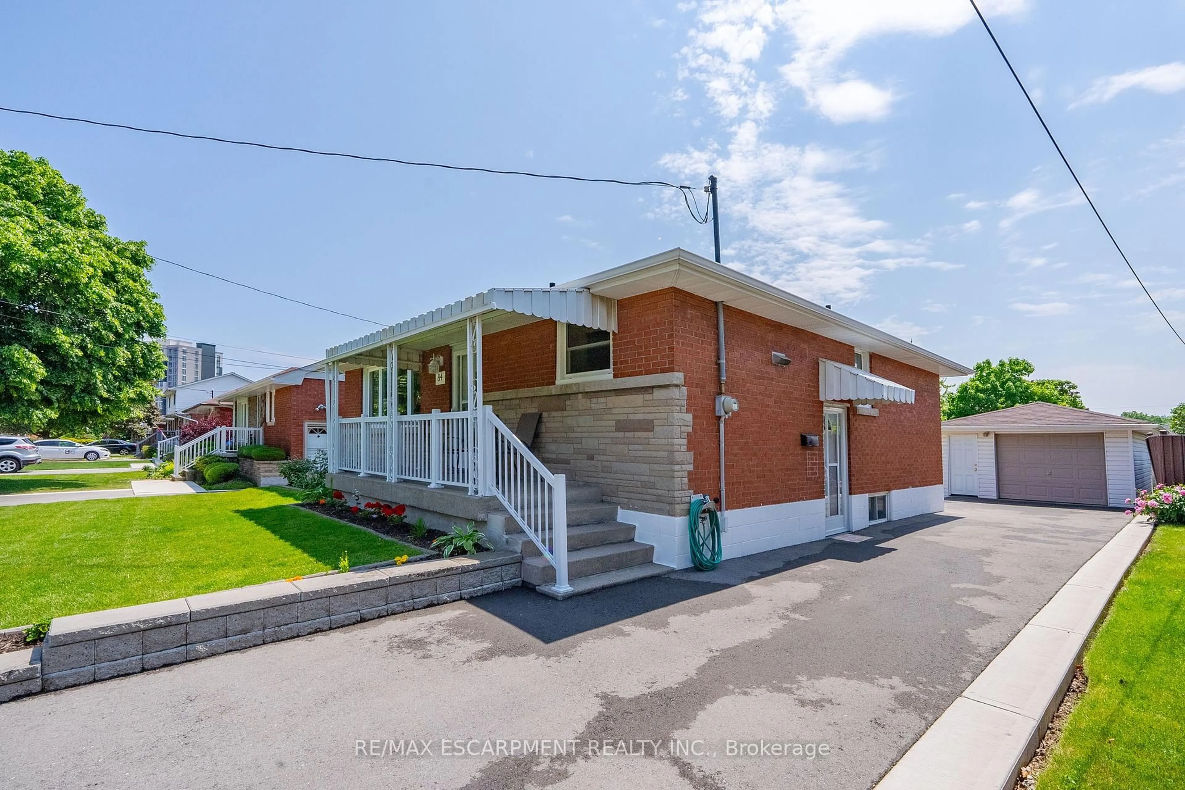 Home with brick exterior material, street for 84 Blanmora Dr, Hamilton Ontario L8G 2A8