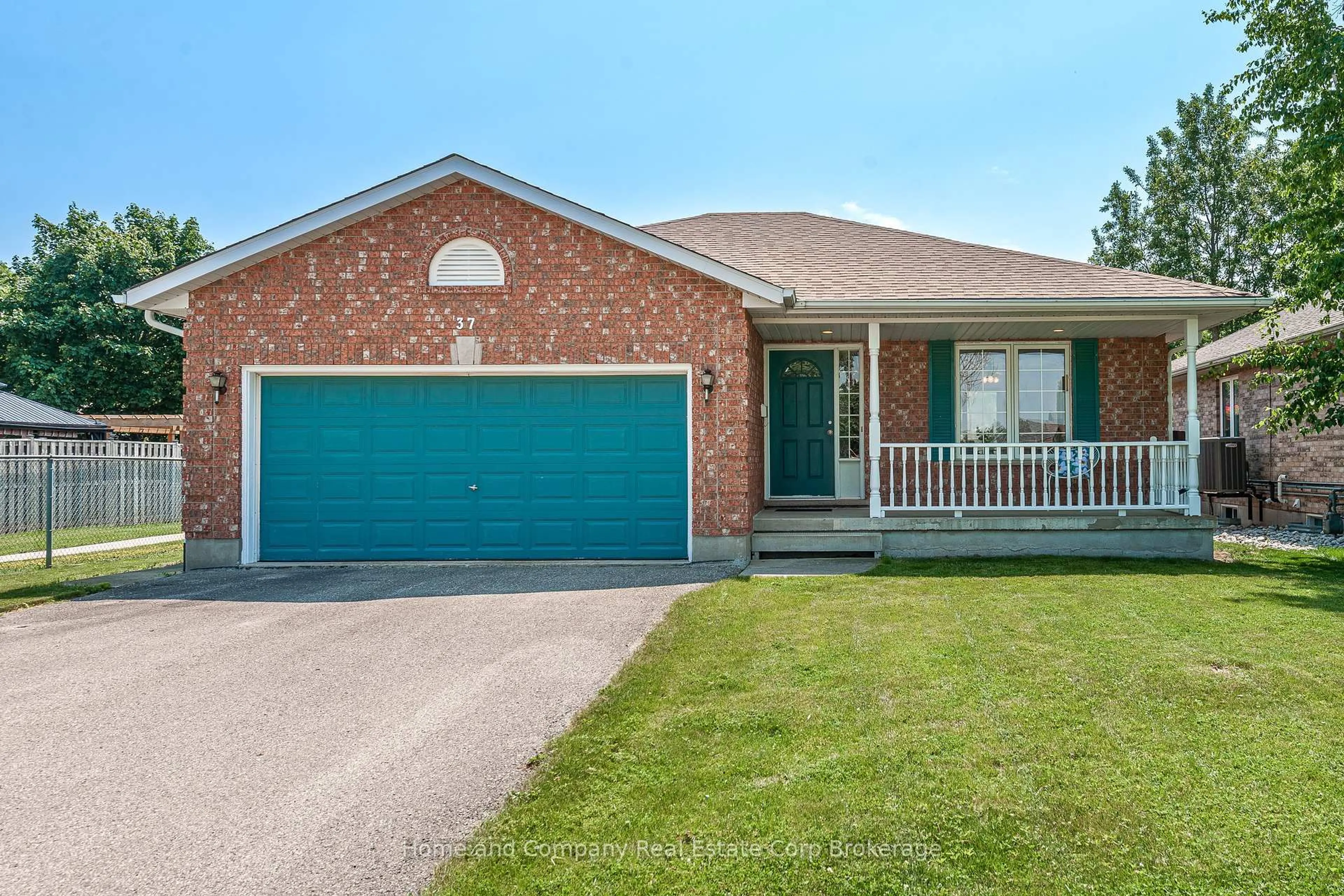 Home with brick exterior material, street for 37 Dingman Pl, Stratford Ontario N4Z 1J1