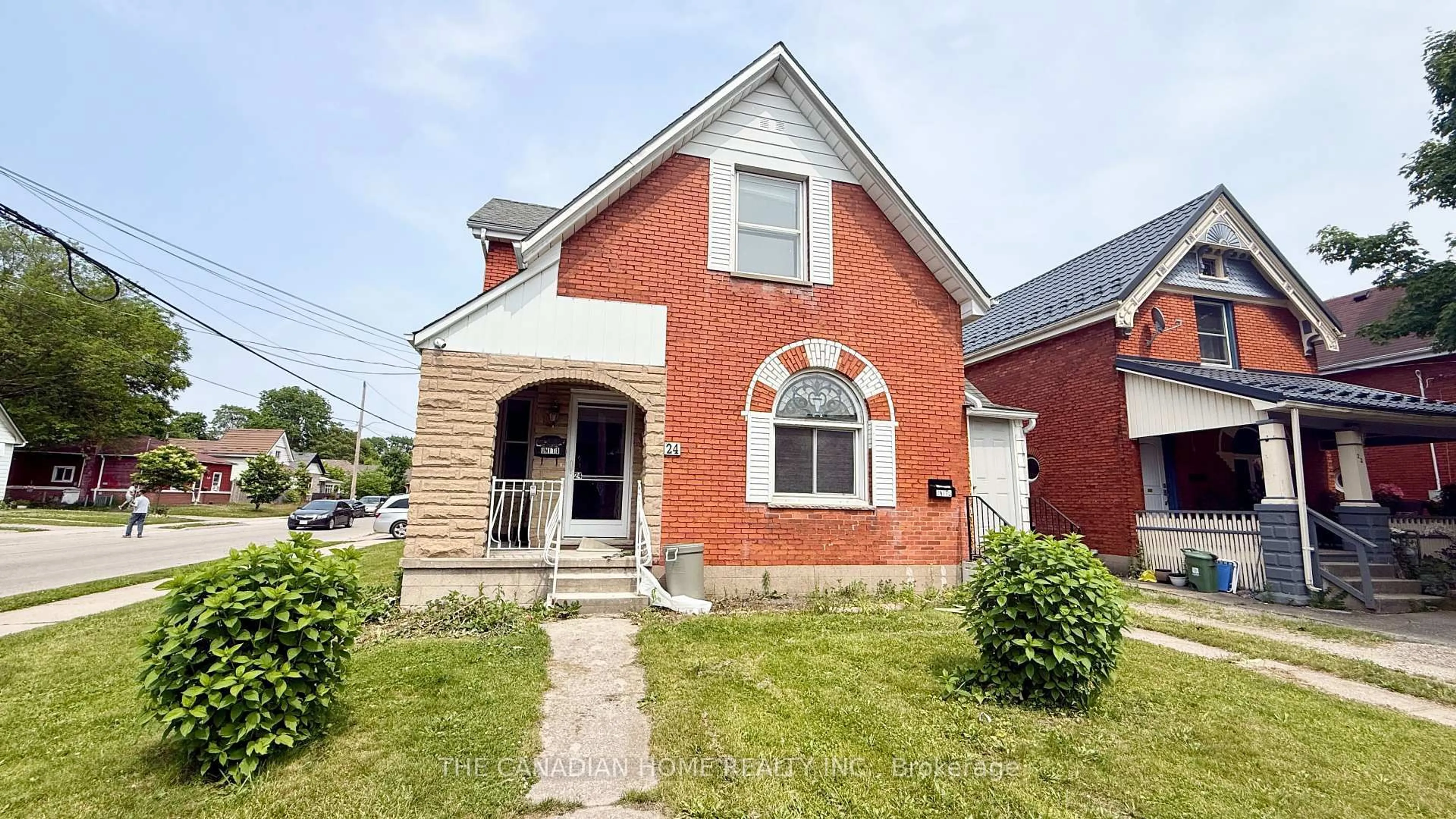Home with brick exterior material, street for 24 HYATT Ave, London East Ontario N5Z 1Y5