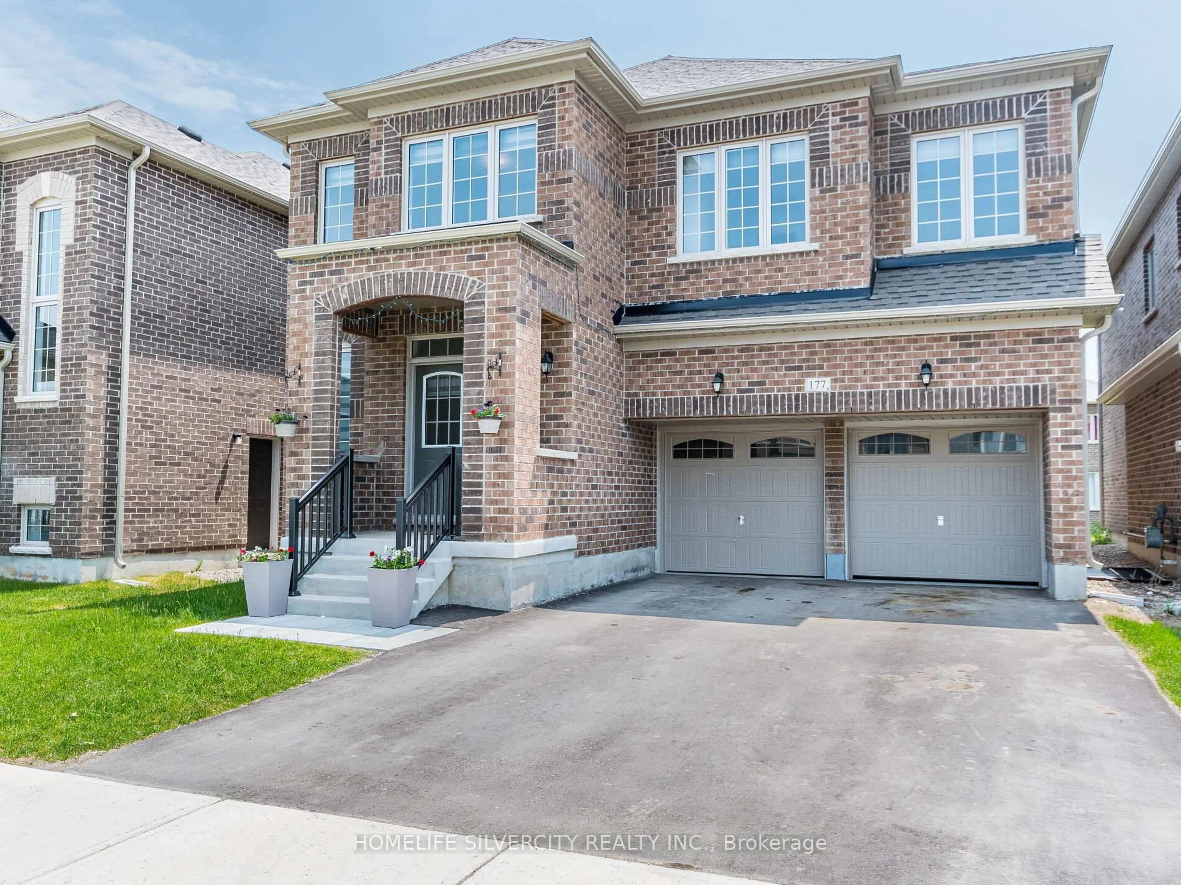 Home with brick exterior material, street for 177 Limestone Lane, Shelburne Ontario L9V 3Y5