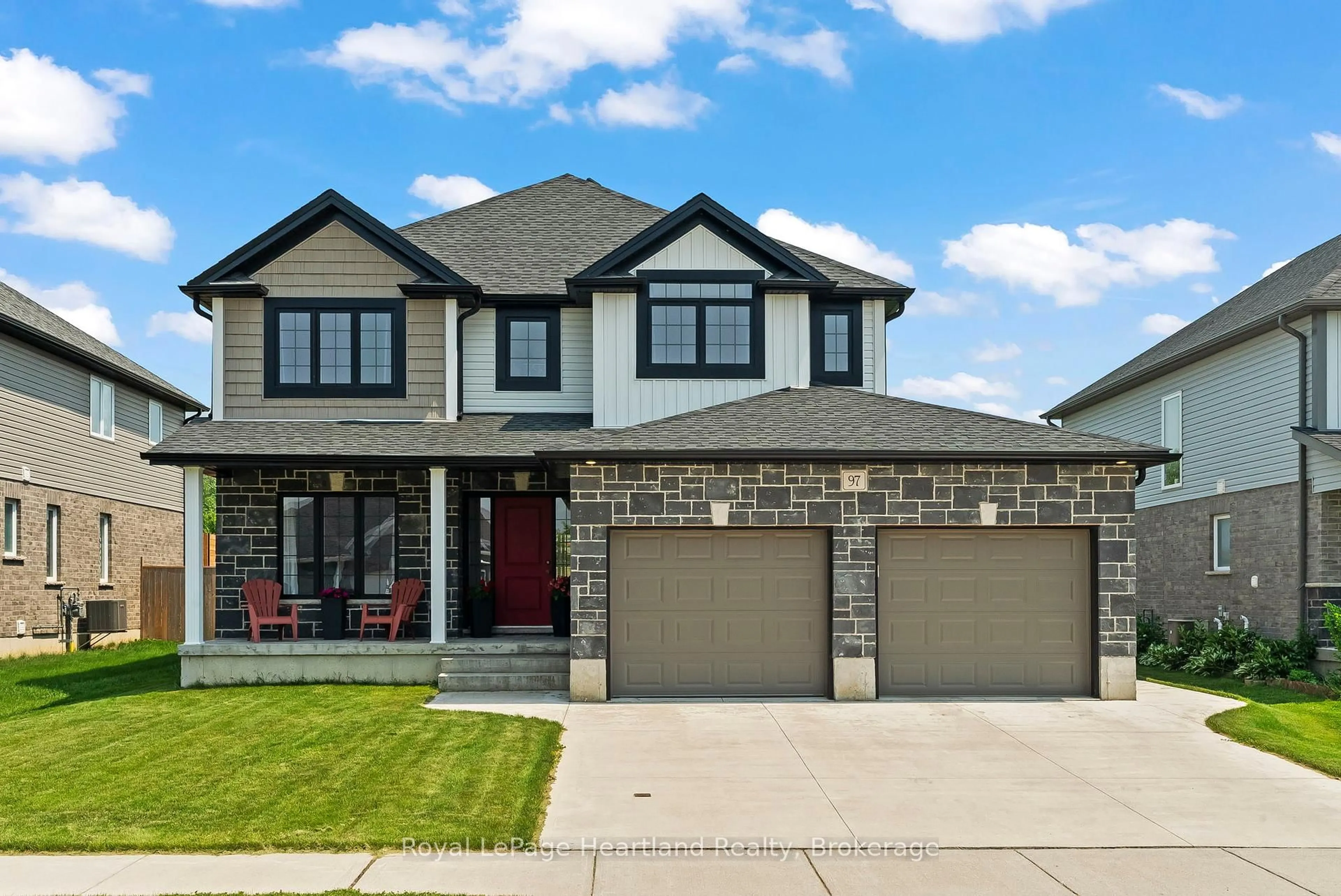 Home with brick exterior material, street for 97 Forbes Cres, North Perth Ontario N4W 0B4