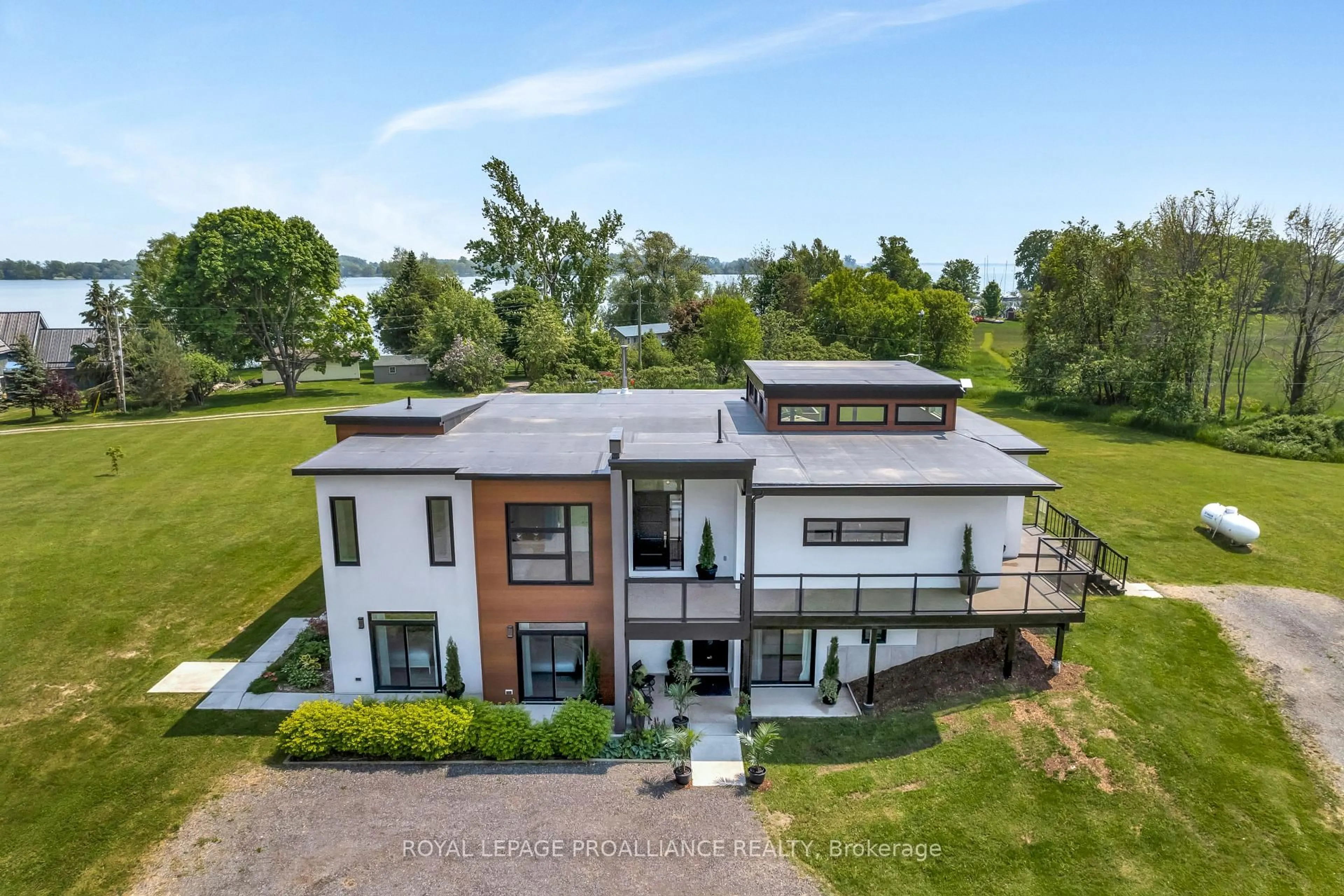 A pic from outside/outdoor area/front of a property/back of a property/a pic from drone, building for 2670 County Road 8 Rd, Prince Edward County Ontario K0K 2T0