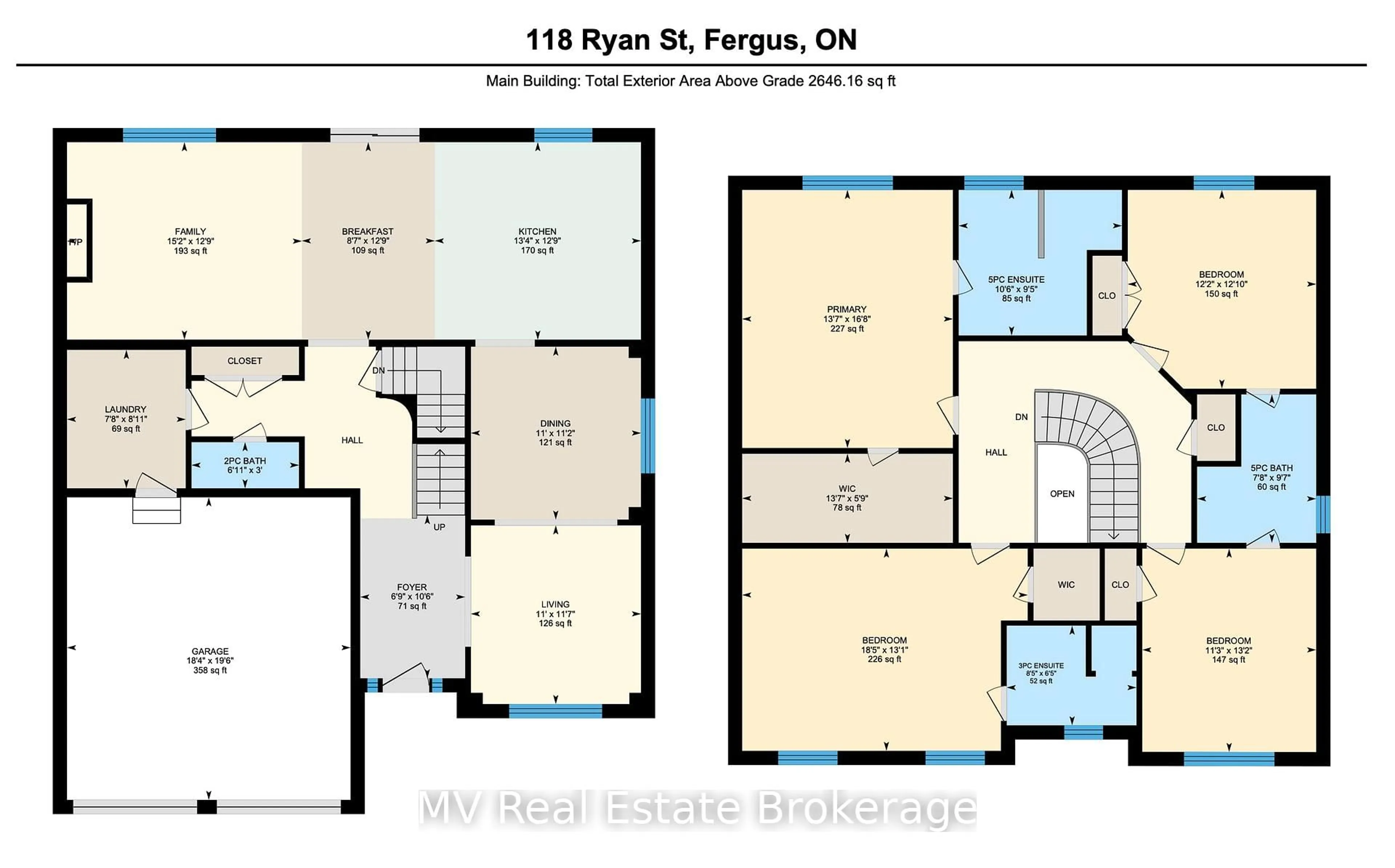 Floor plan for 118 Ryan St, Centre Wellington Ontario N1M 0E4