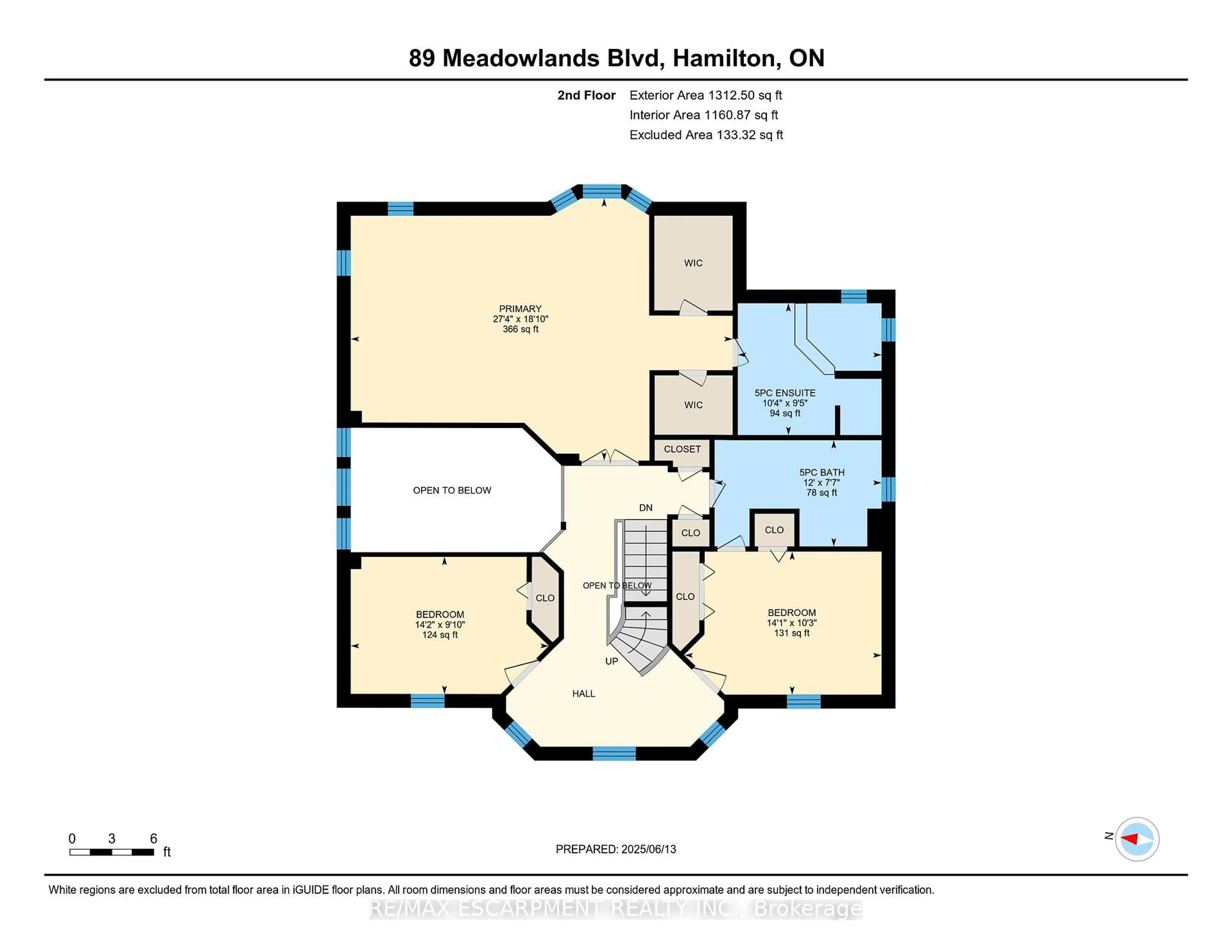 Floor plan for 89 Meadowlands Blvd, Hamilton Ontario L9K 1H8