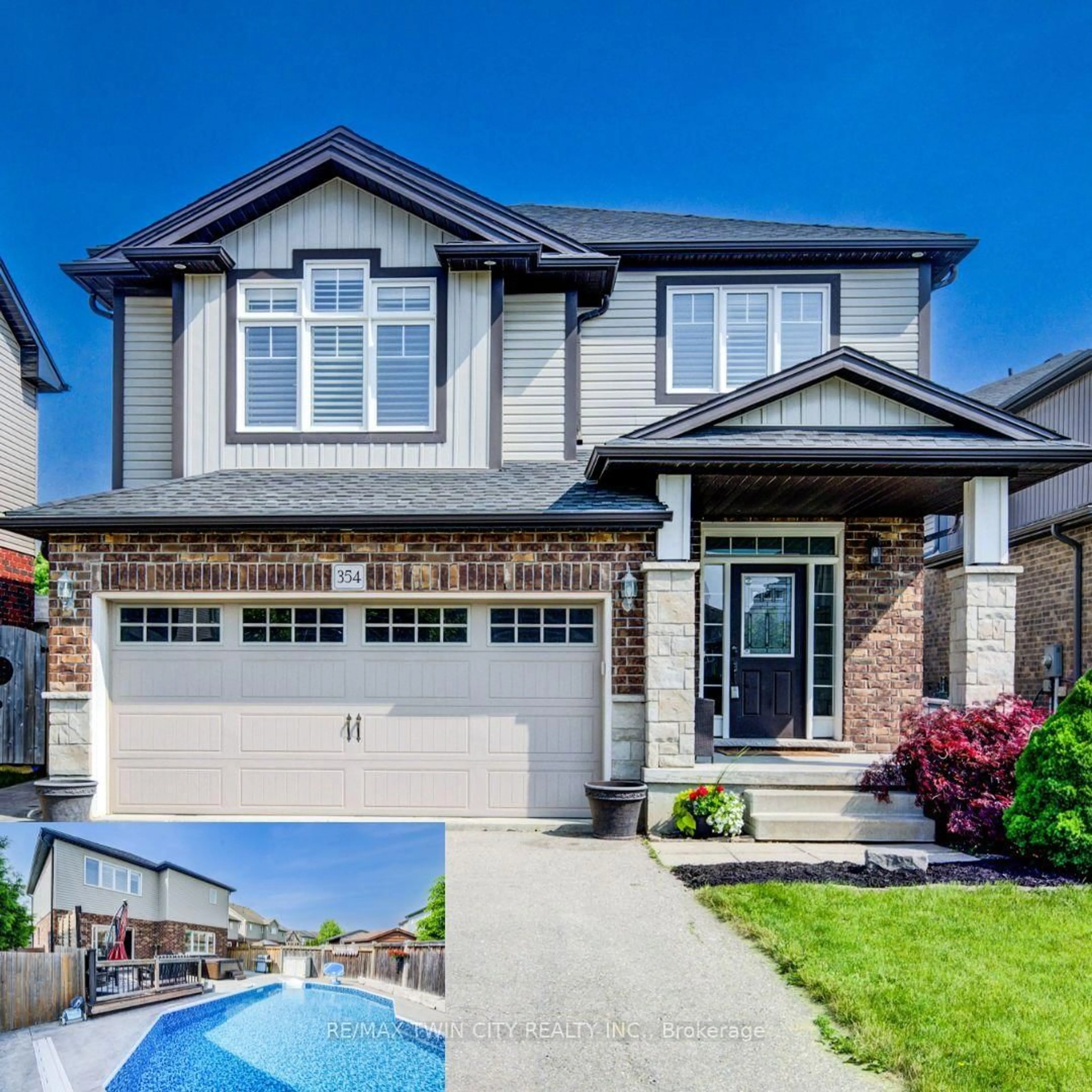 Home with brick exterior material, street for 354 Salisbury Ave, Cambridge Ontario N1S 0A2