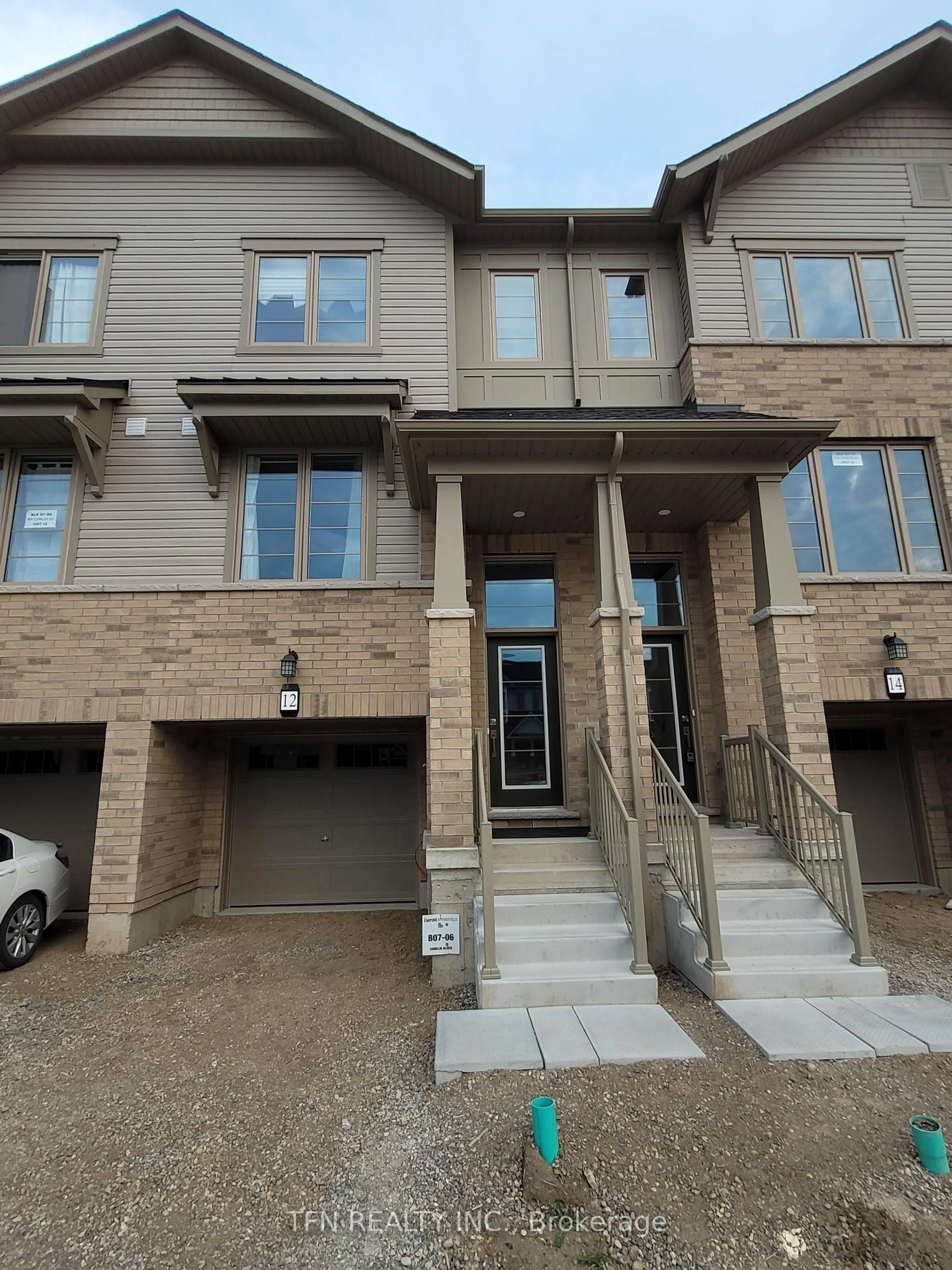 Home with brick exterior material, street for 389 Conklin Rd #12, Brantford Ontario N3T 0Y3