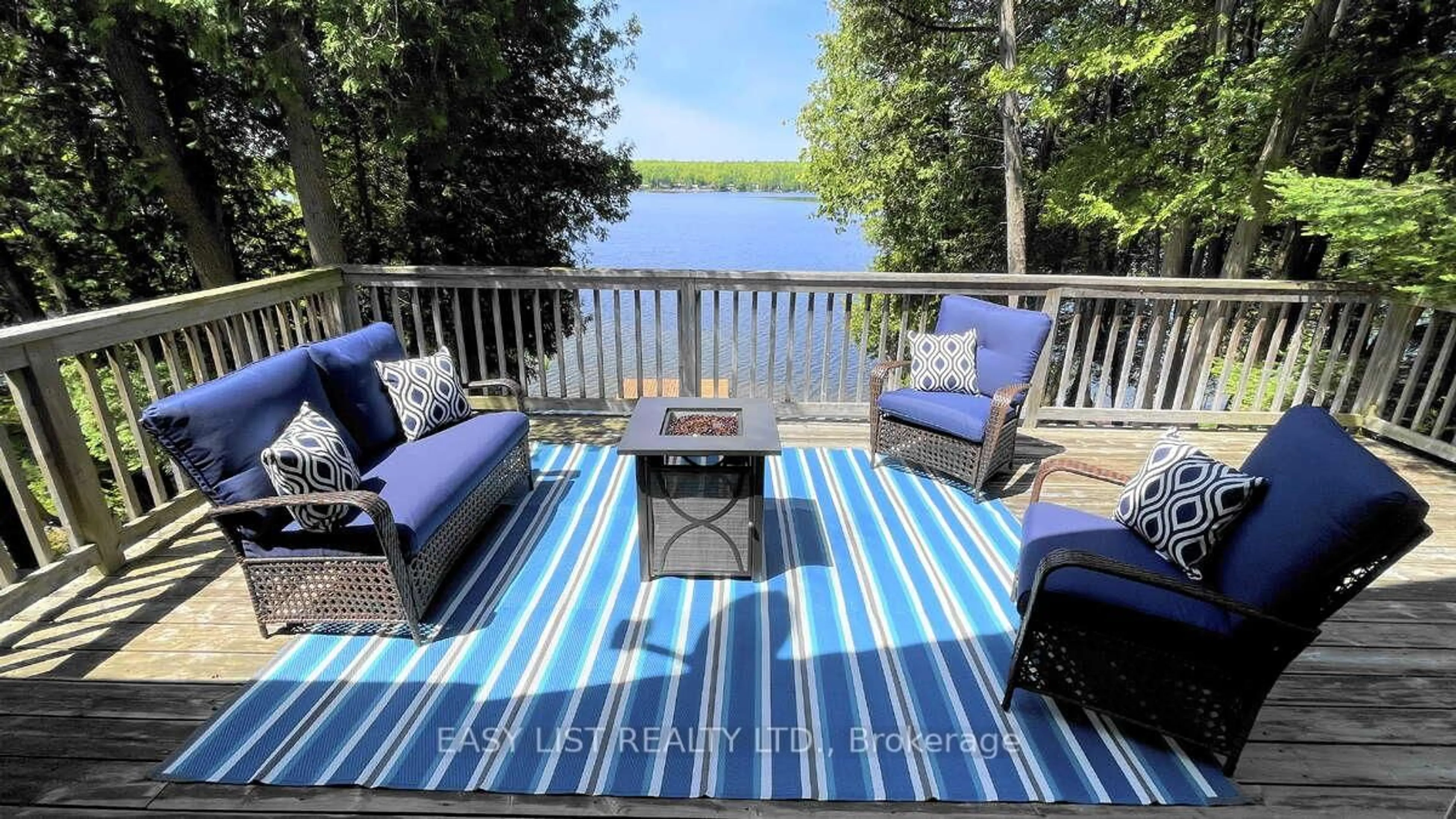 Patio, water/lake/river/ocean view for 1990 White Lake Rd, Douro-Dummer Ontario K0L 2H0