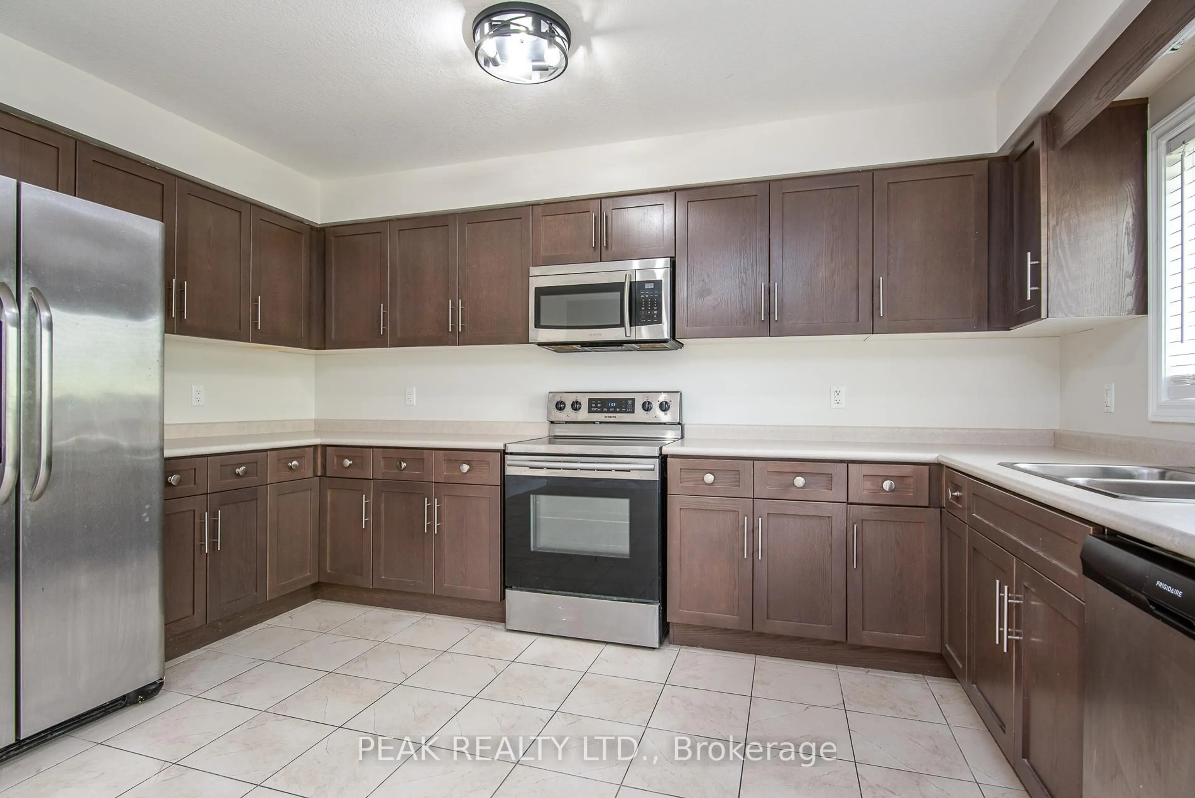 Standard kitchen, ceramic/tile floor for 70 Willowrun Dr #J-3, Kitchener Ontario N2A 0J3
