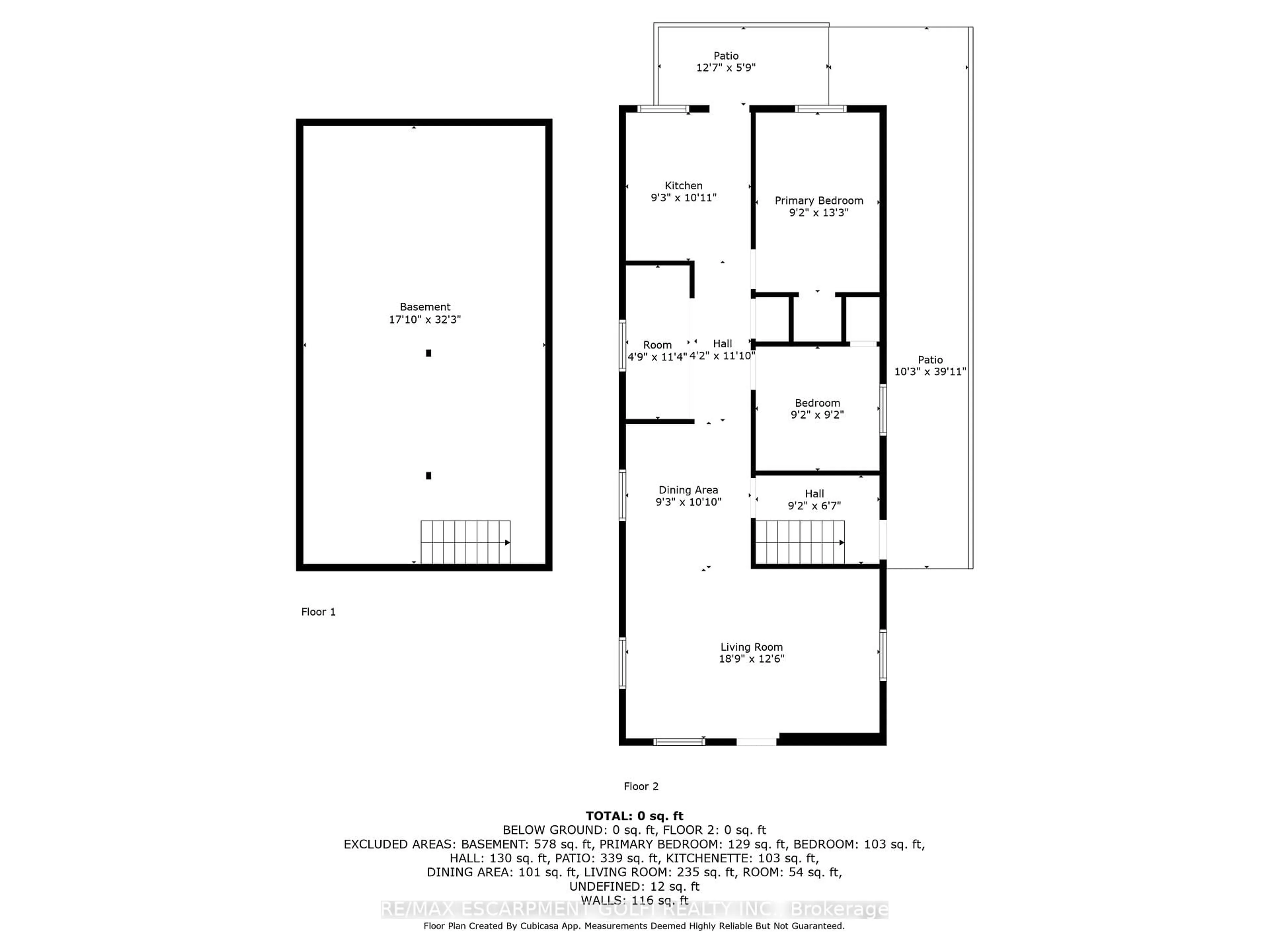 Floor plan for 426 Osborne St, Hamilton Ontario L8H 6S9