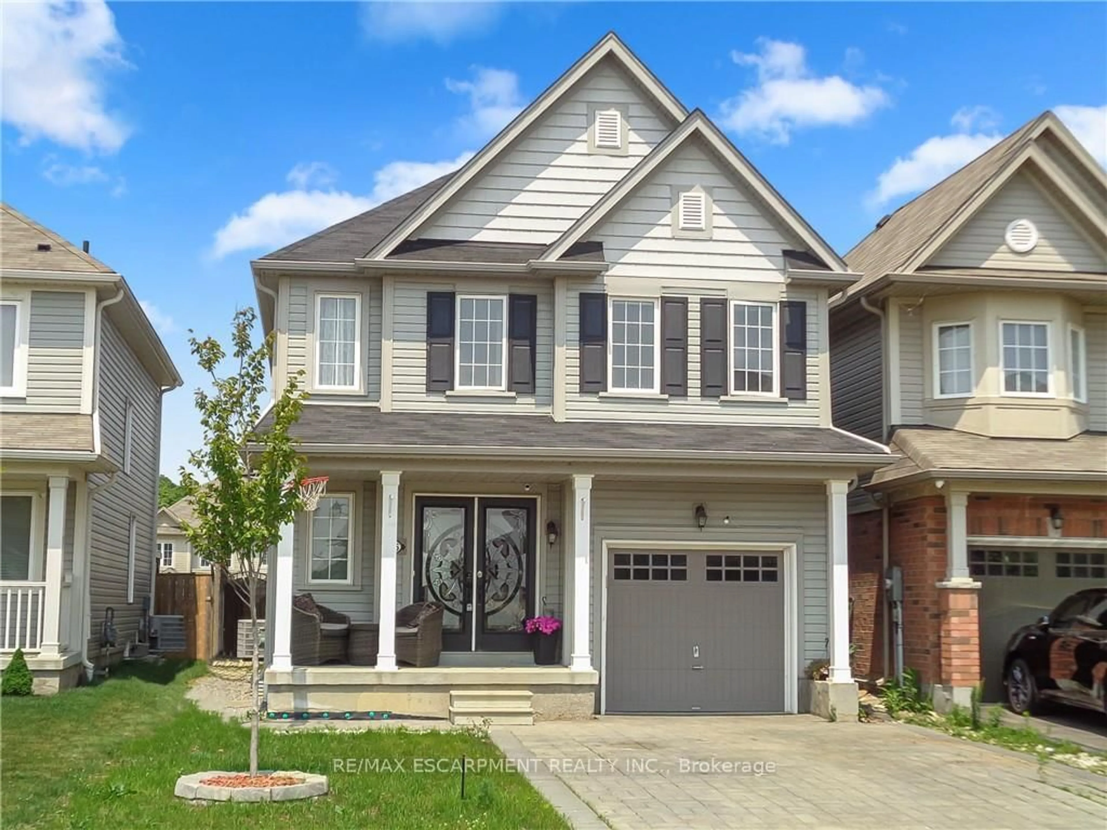 Home with brick exterior material, street for 76 McAllistar Dr, Hamilton Ontario L0R 1C0