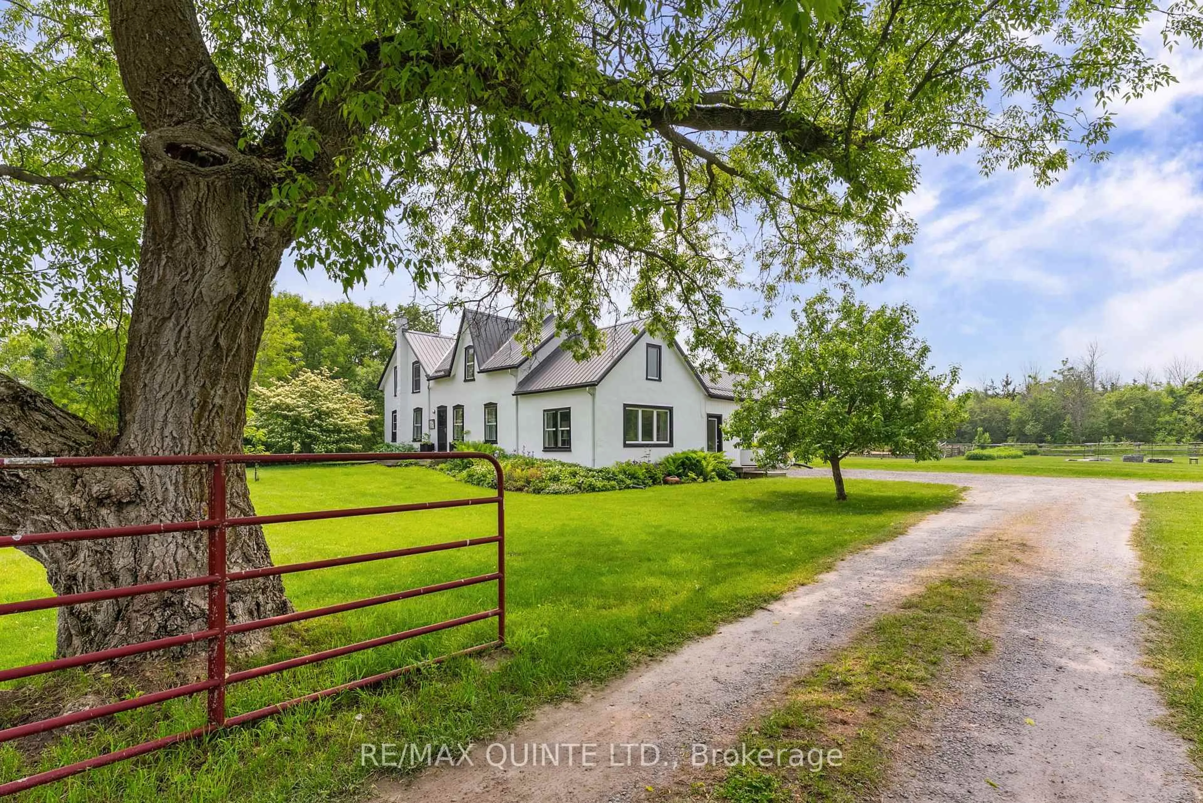 A pic from outside/outdoor area/front of a property/back of a property/a pic from drone, street for 891 Chase Rd, Prince Edward County Ontario K0K 1T0