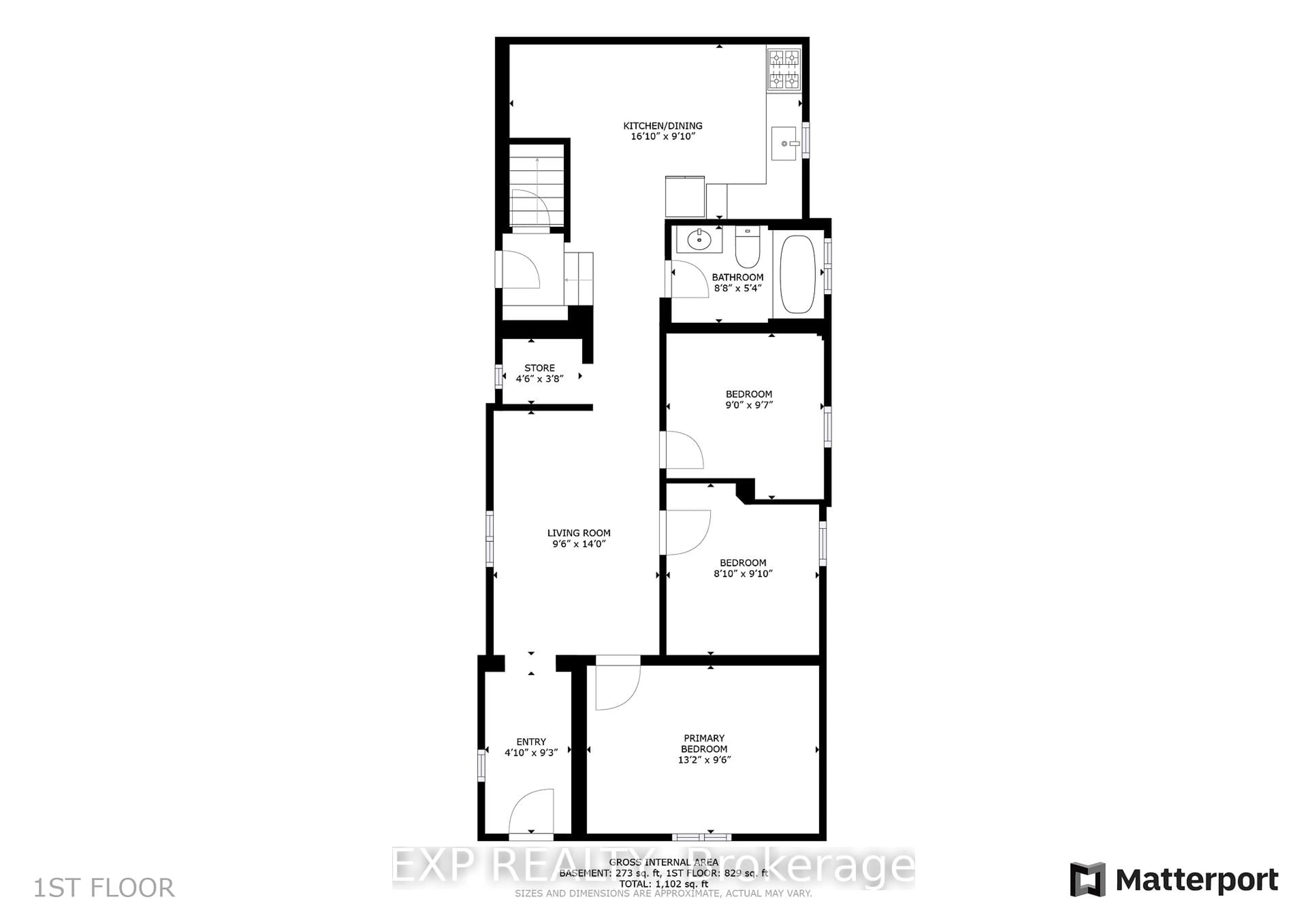 Floor plan for 354 Spruce St, London East Ontario N5W 4N7