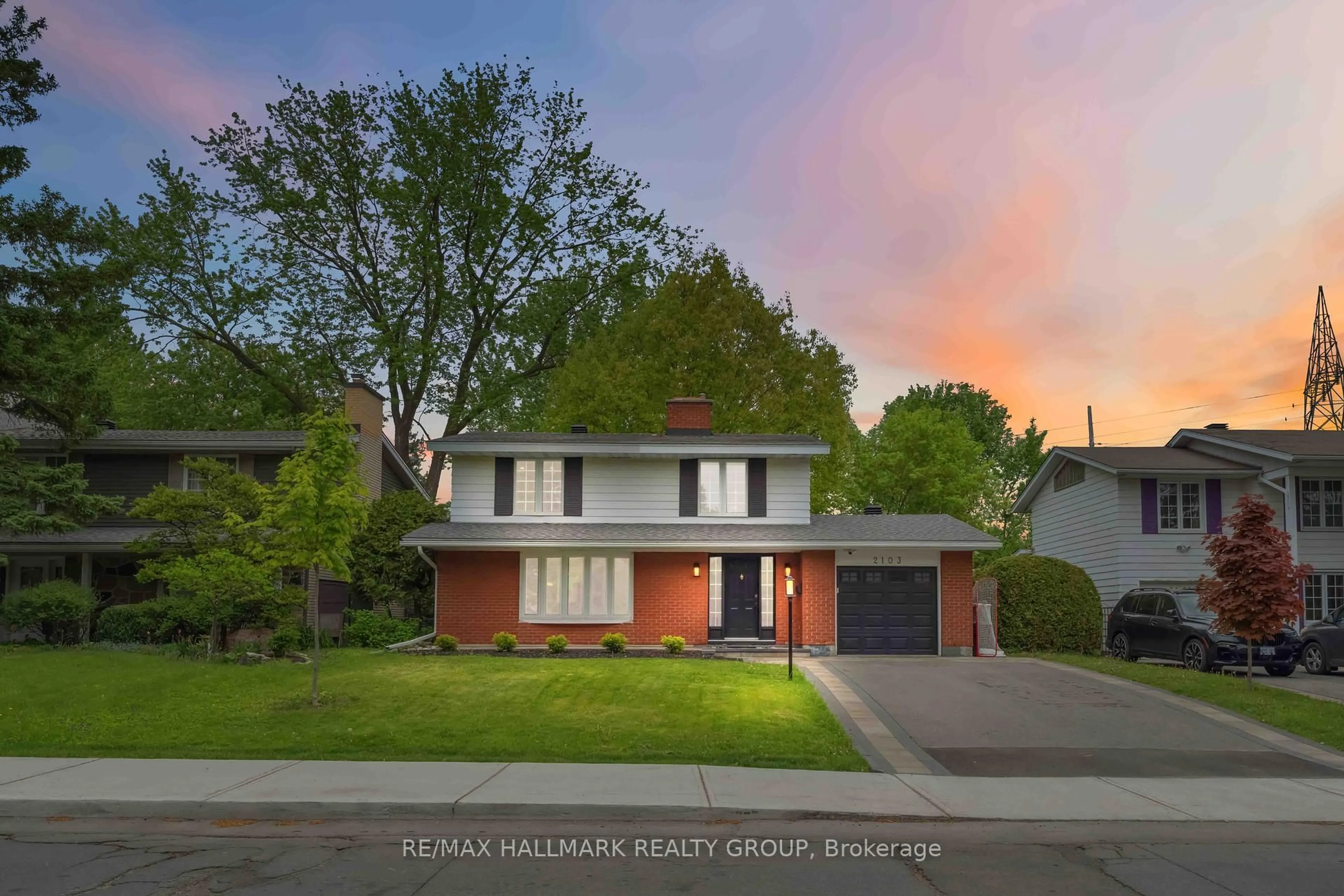 Home with brick exterior material, street for 2103 Delmar Dr, Ottawa Ontario K1H 5P6