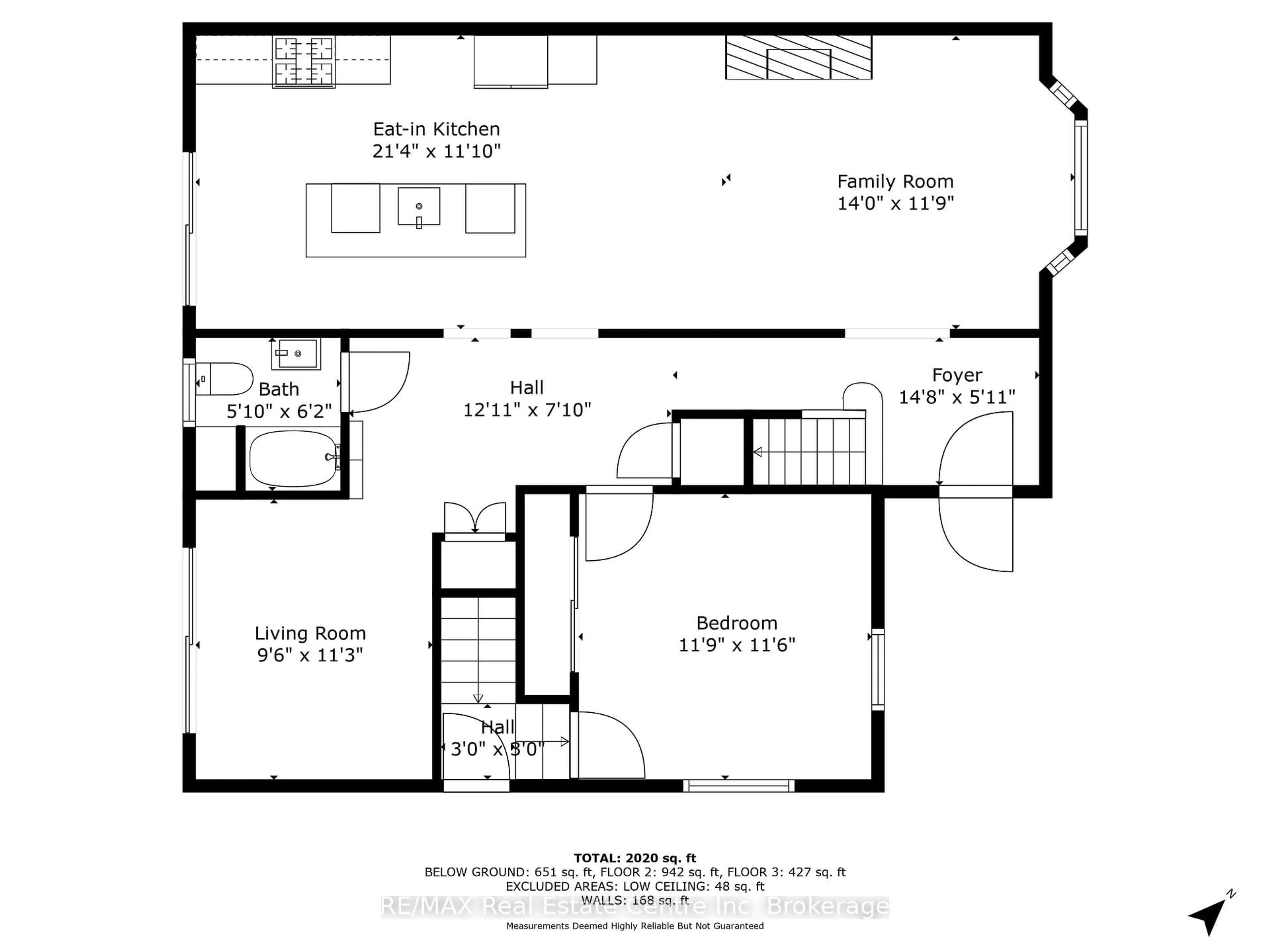 Floor plan for 270 KATHLEEN St, Guelph Ontario N1H 4Y5
