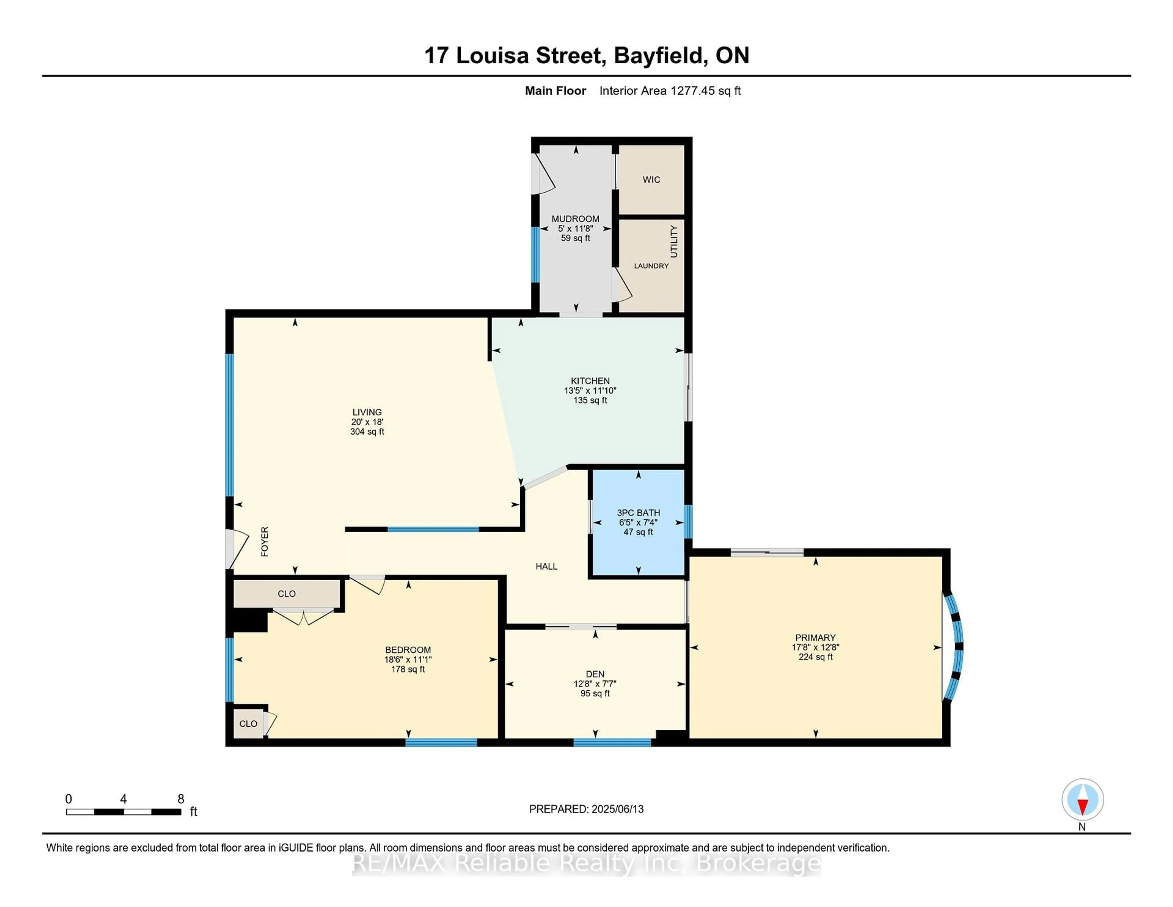 Floor plan for 17 Louisa St, Bluewater Ontario N0M 1G0