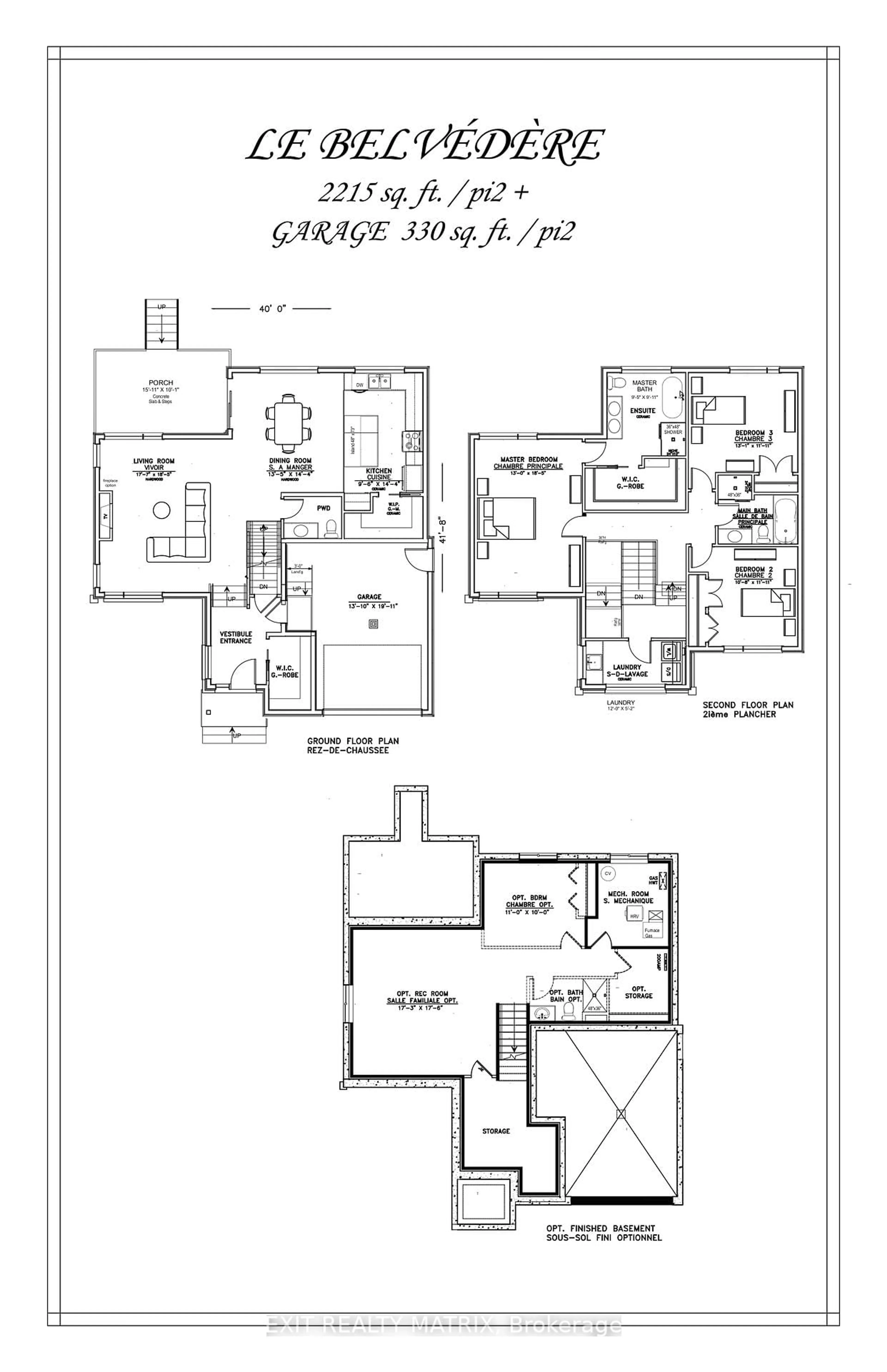Floor plan for 33 MAYER St, The Nation Ontario K0A 2M0