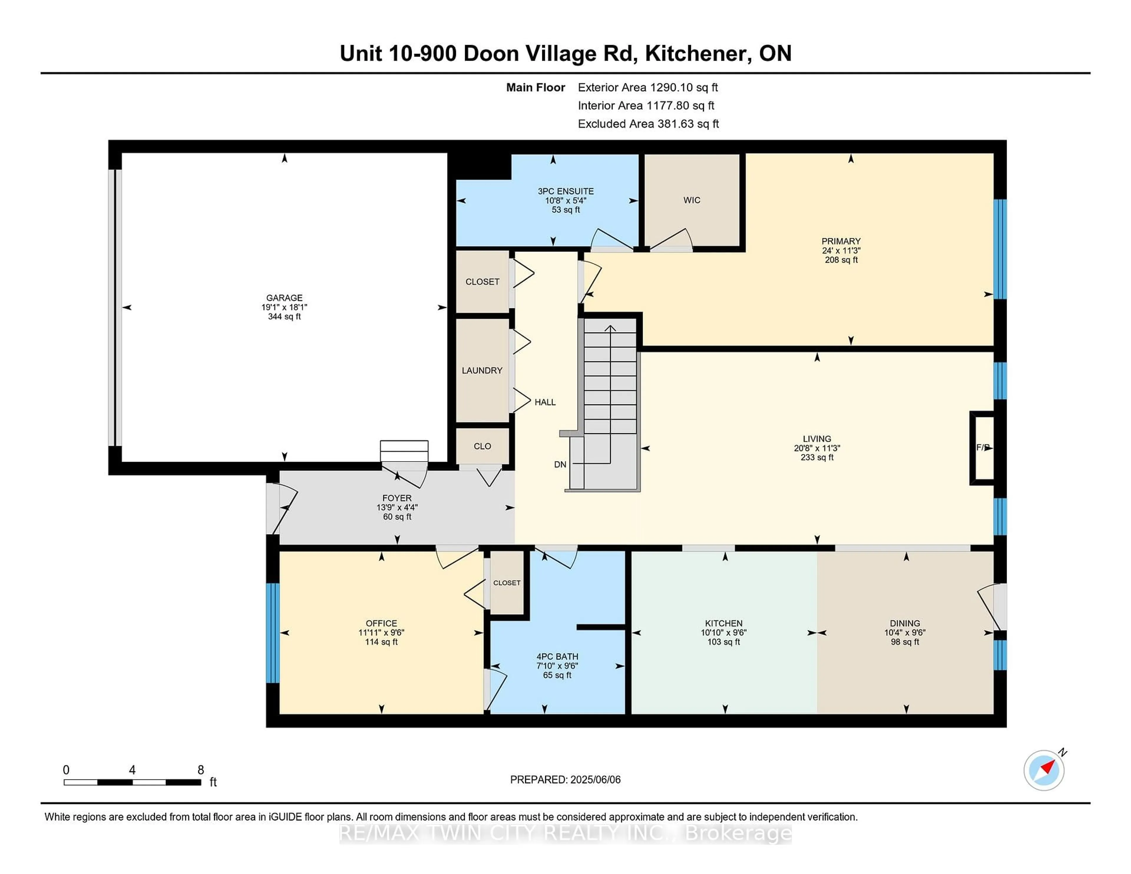 Floor plan for 900 Doon Village Rd #10, Kitchener Ontario N2P 1A4