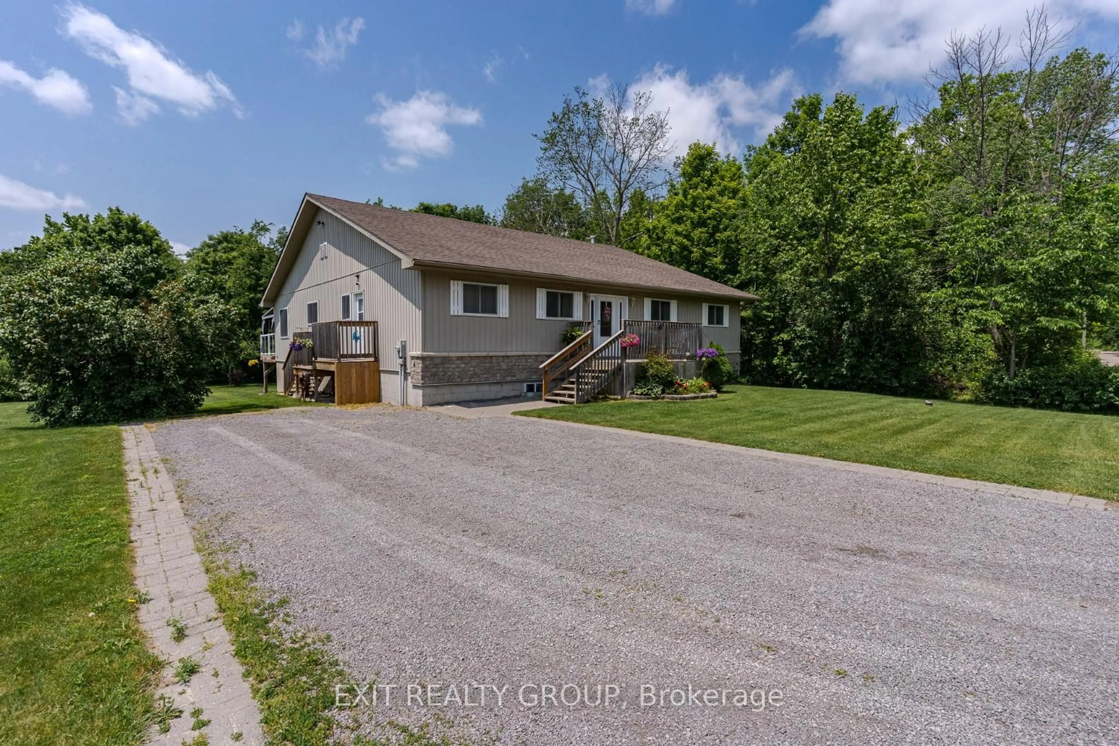 A pic from outside/outdoor area/front of a property/back of a property/a pic from drone, street for 76 Douglas Rd, Madoc Ontario K0K 2K0