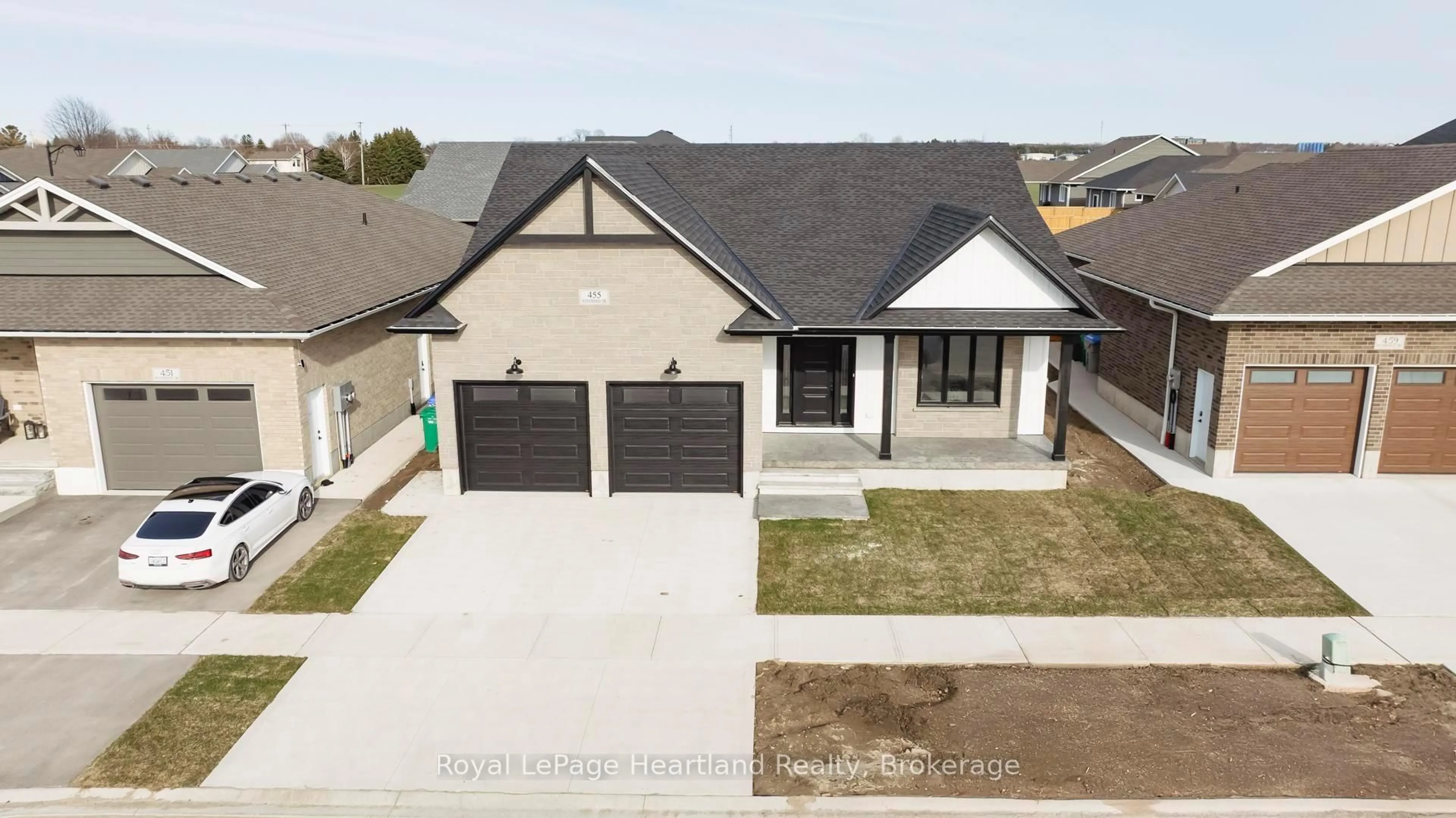 Home with brick exterior material, street for 455 WOODRIDGE Dr, Goderich Ontario N7A 0C7