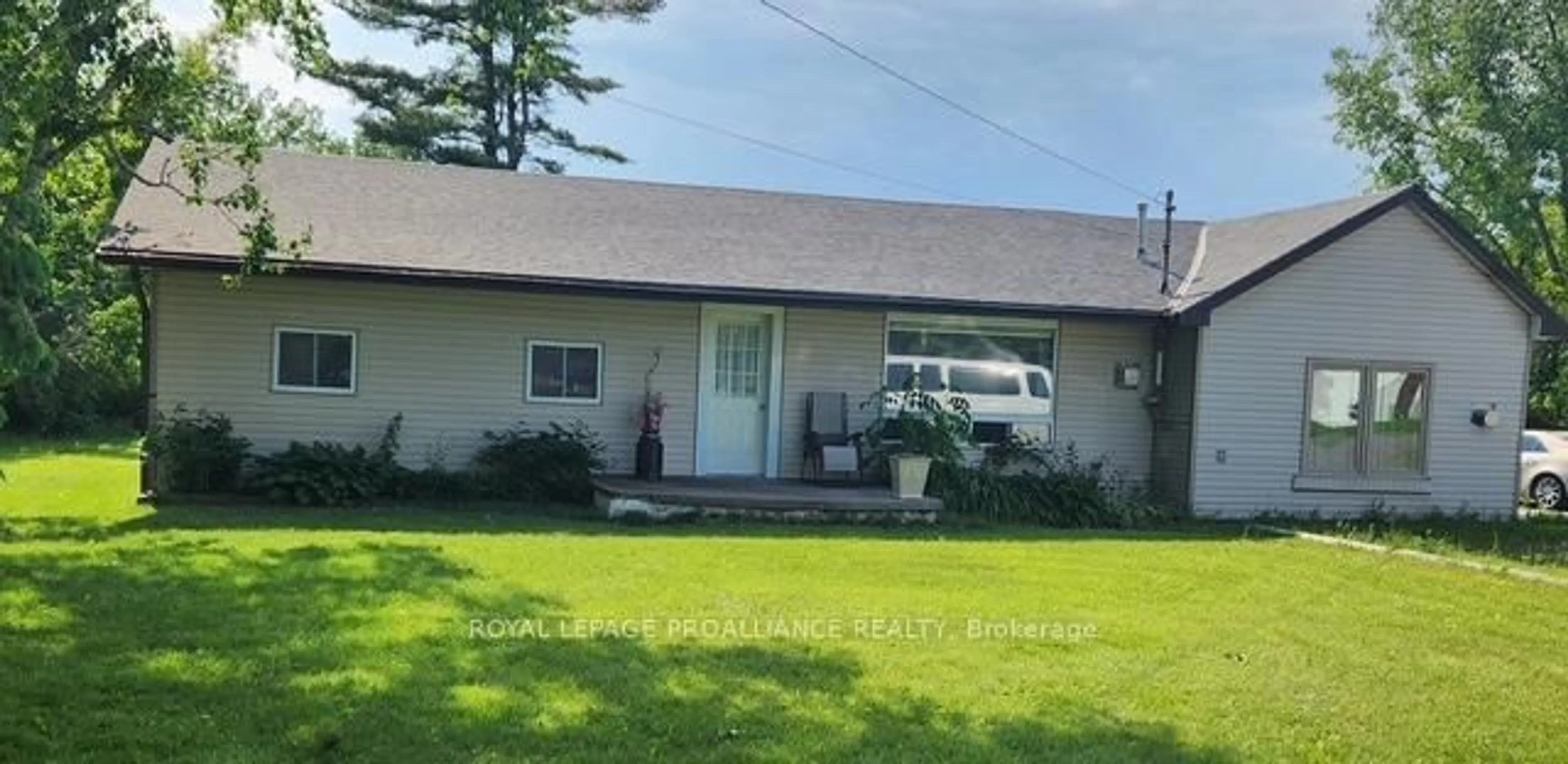 Home with vinyl exterior material, street for 22208 Loyalist Pkwy, Quinte West Ontario K0K 1L0
