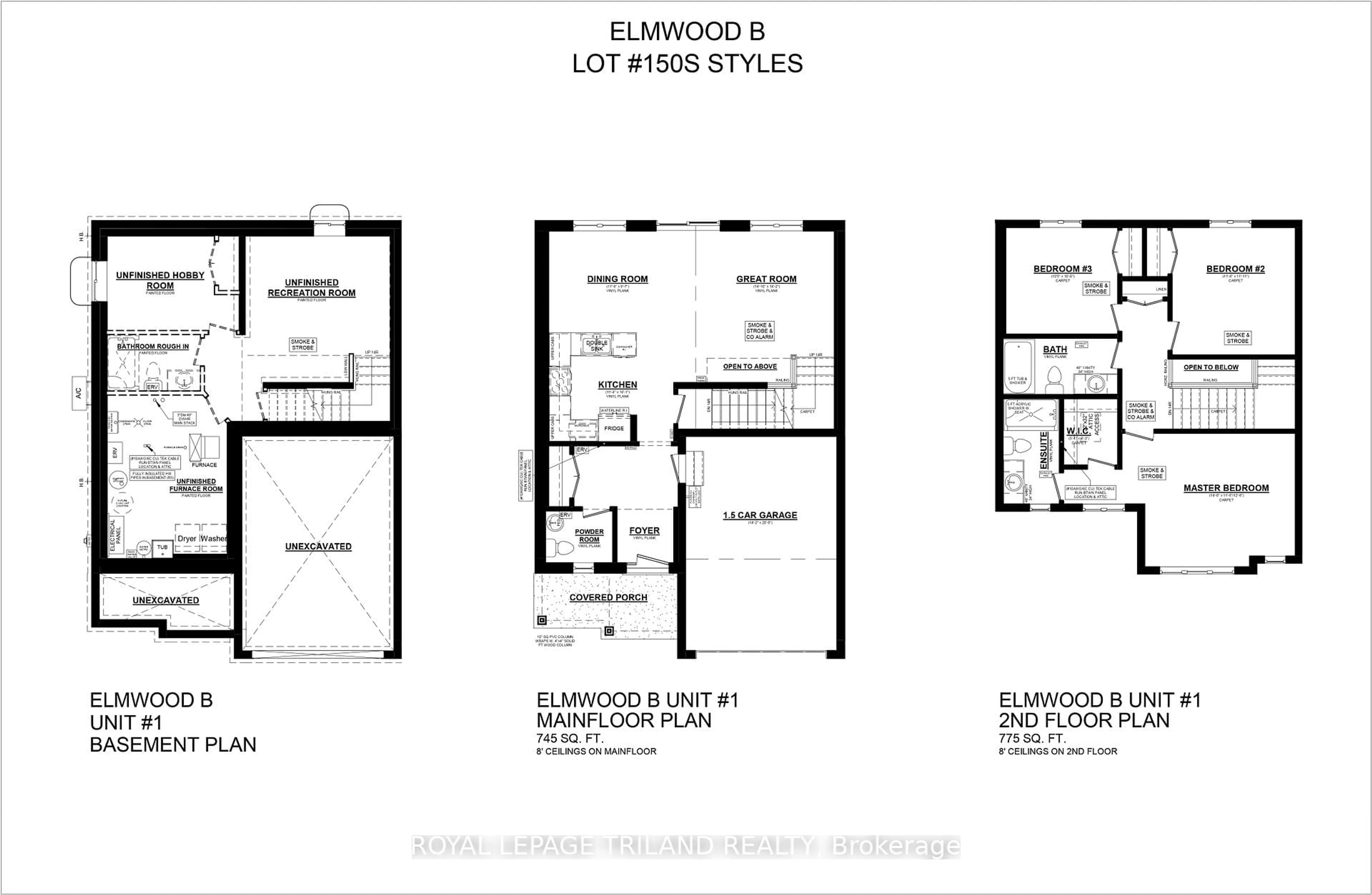 Floor plan for 150 STYLES Dr, St. Thomas Ontario N5R 0R1