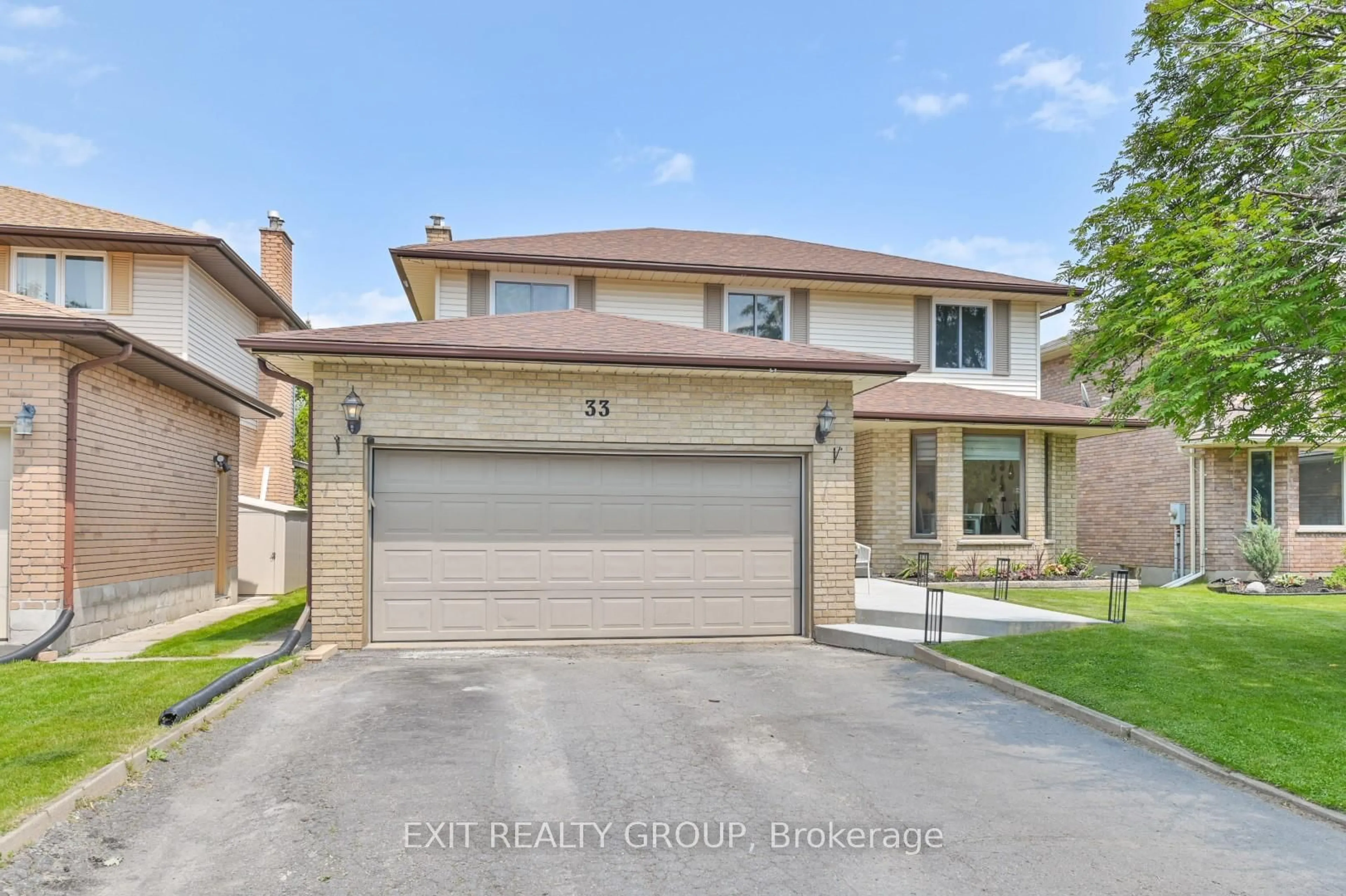 Home with brick exterior material, street for 33 Dungannon Dr, Belleville Ontario K8P 5E7