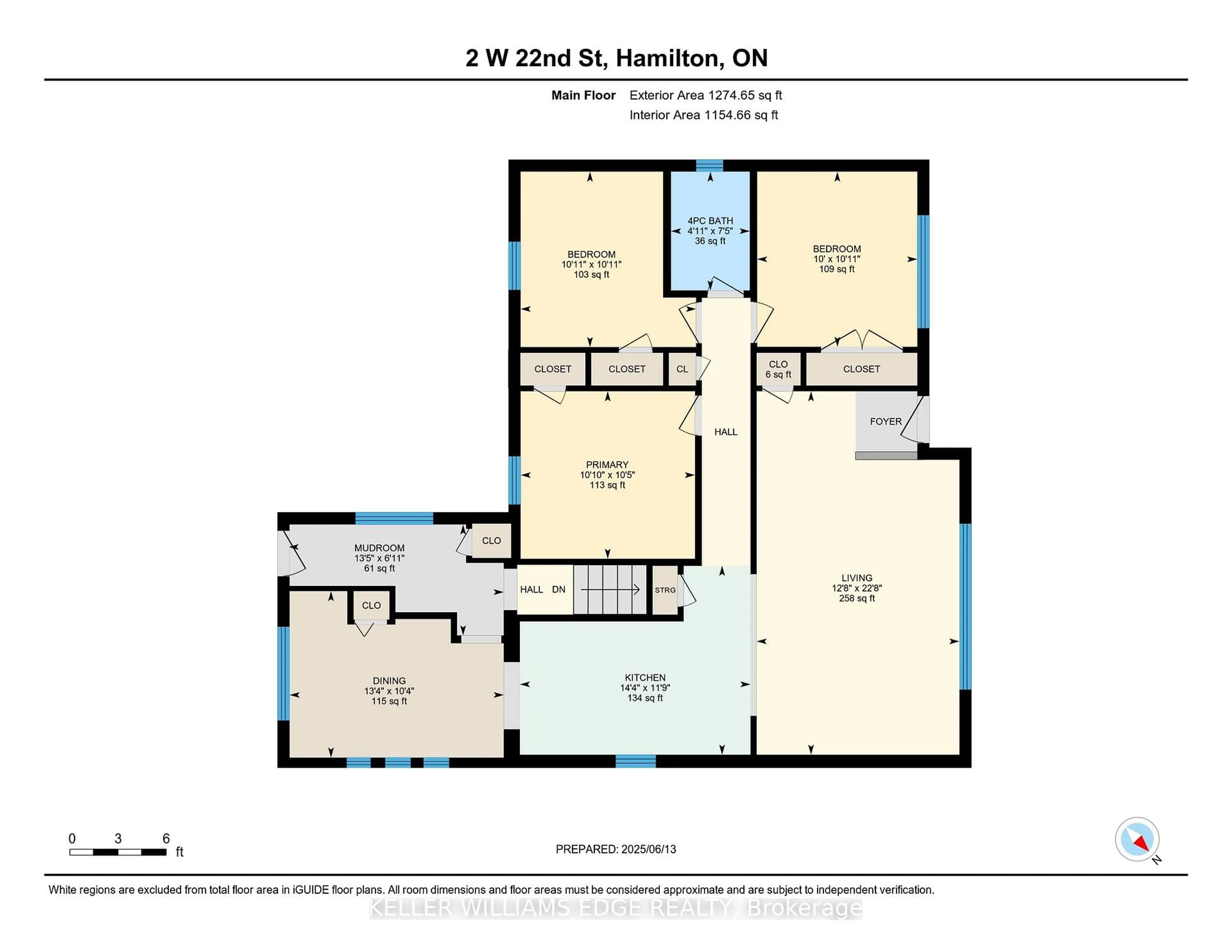 Floor plan for 2 West 22nd St, Hamilton Ontario L9C 4N3