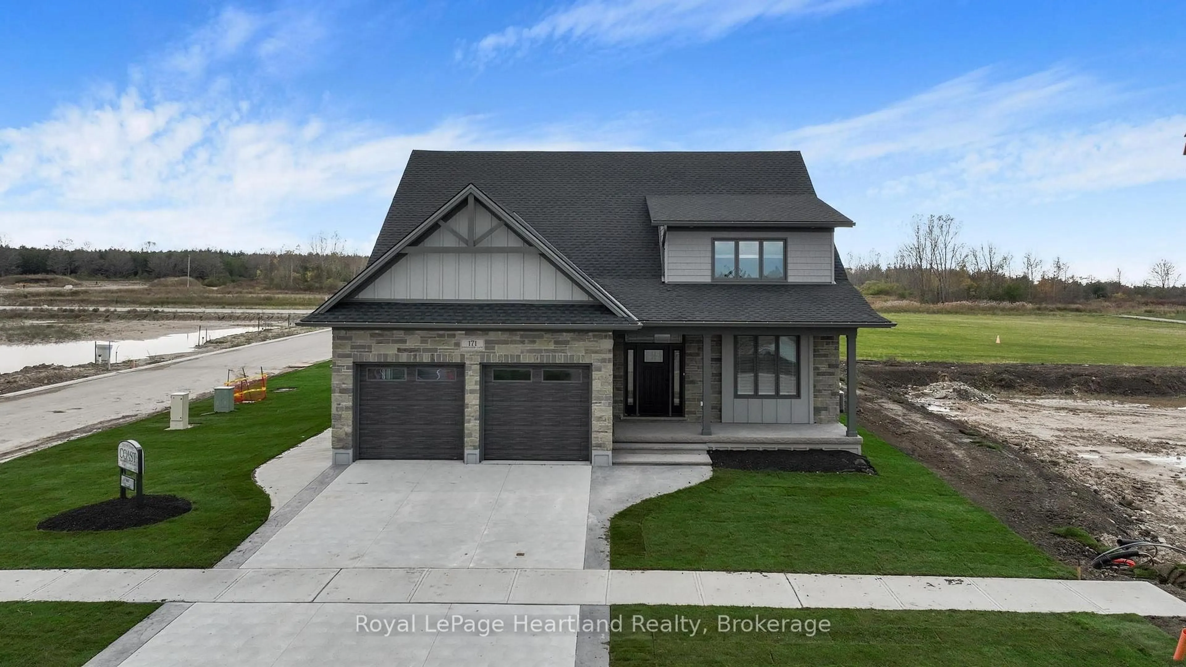 Home with brick exterior material, street for 171 KINGFISHER Lane, Goderich Ontario N7A 0C8