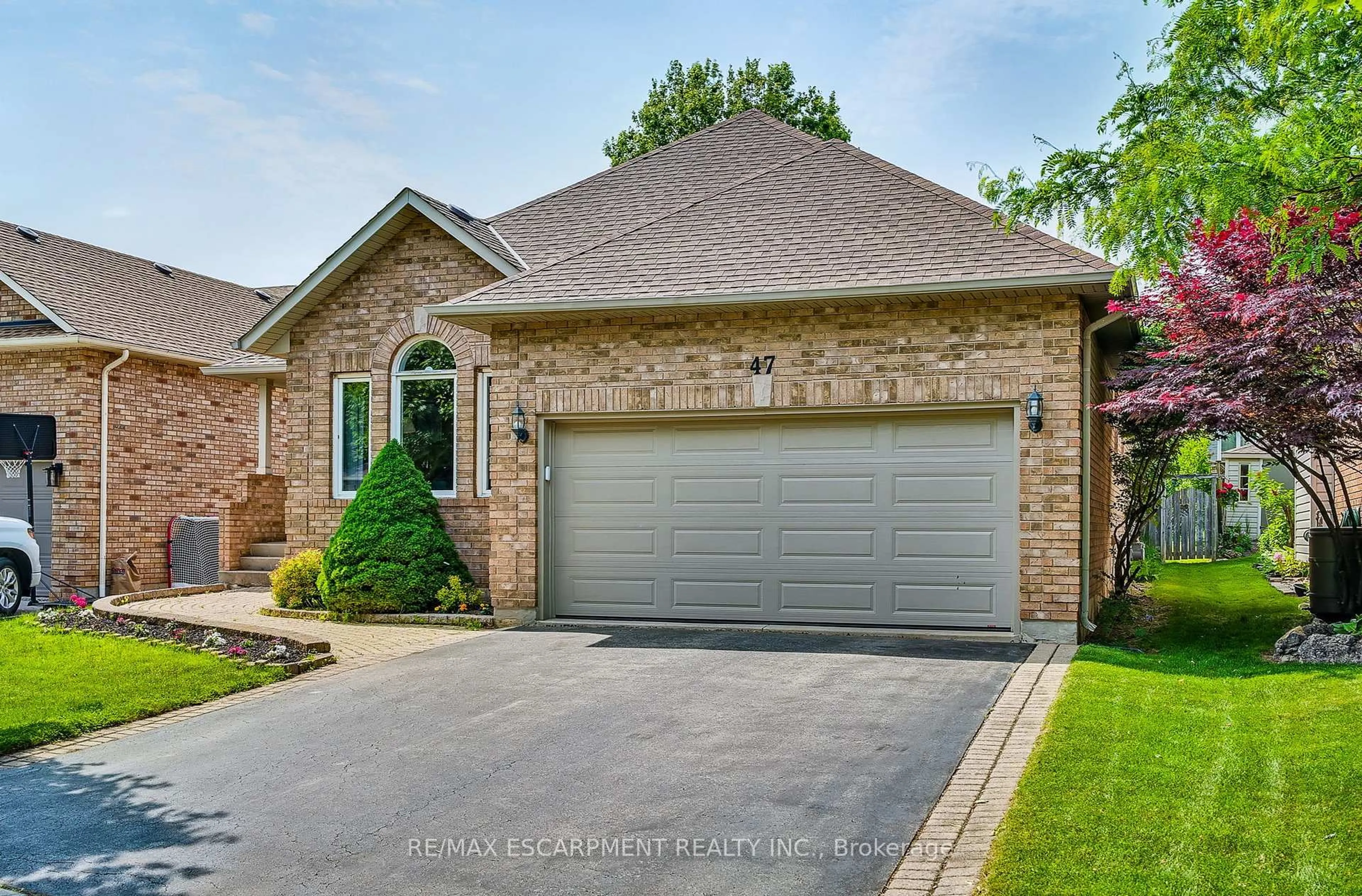 Home with brick exterior material, street for 47 Longyear Dr, Hamilton Ontario L8B 0N8